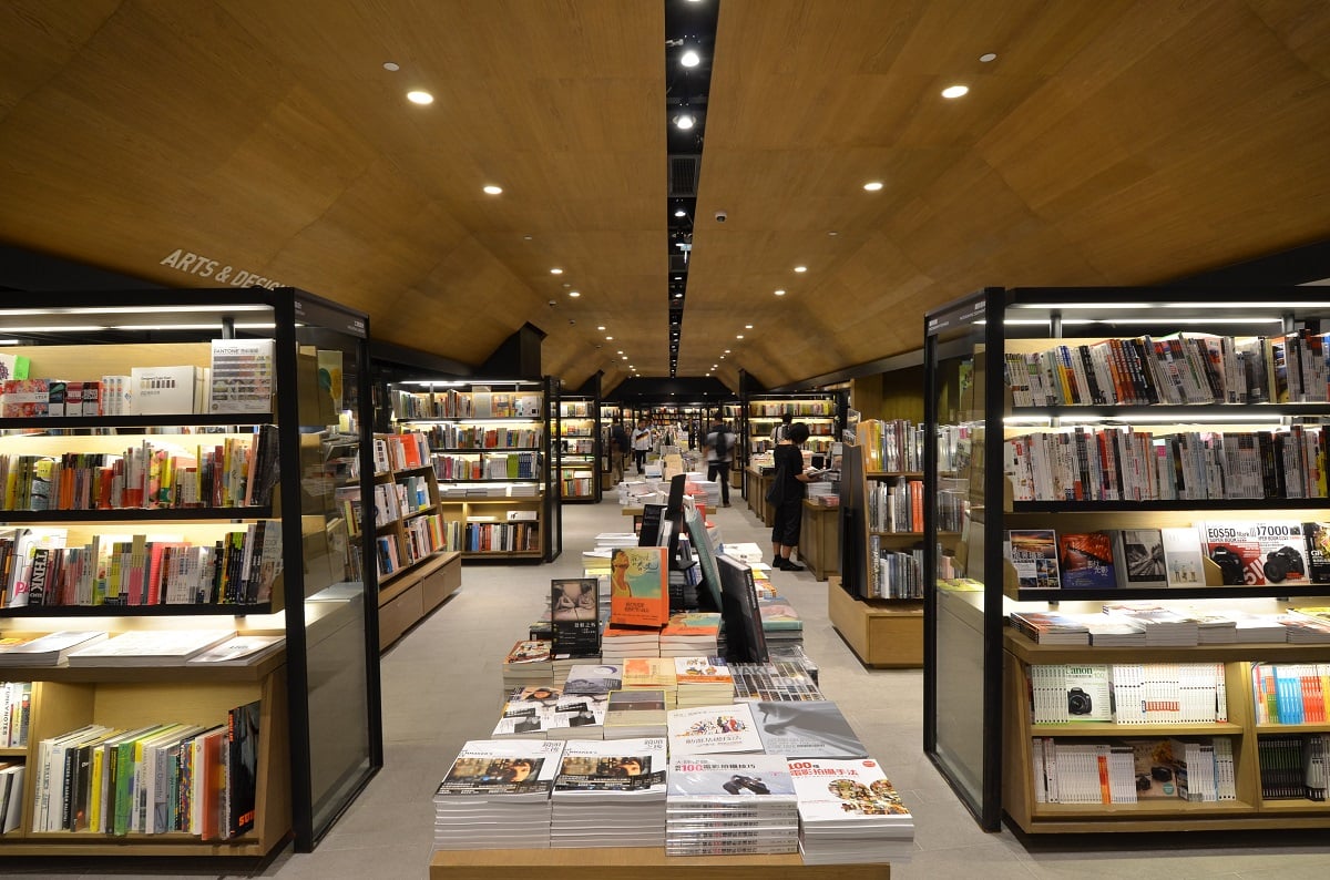 The Taiwanese-owned Eslite bookstore, a large new outlet in the Hysan Place mall