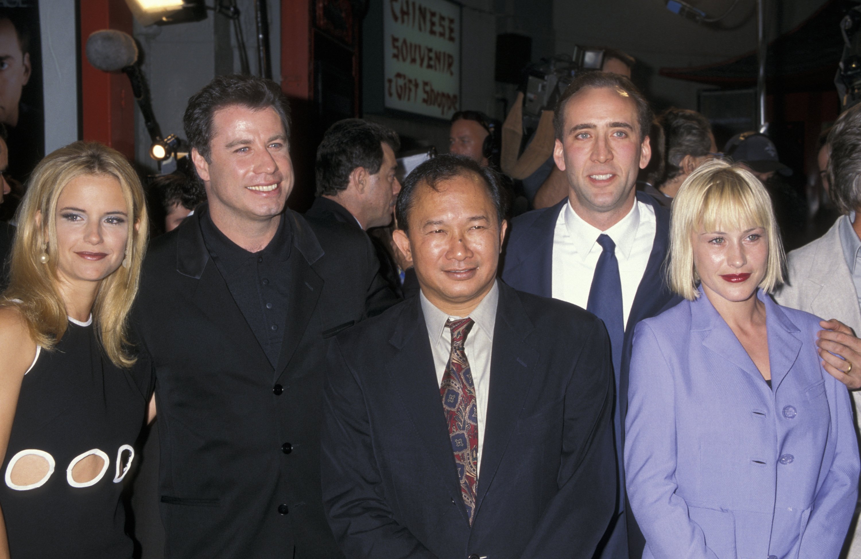 Face/Off cast at the 1997 premiere