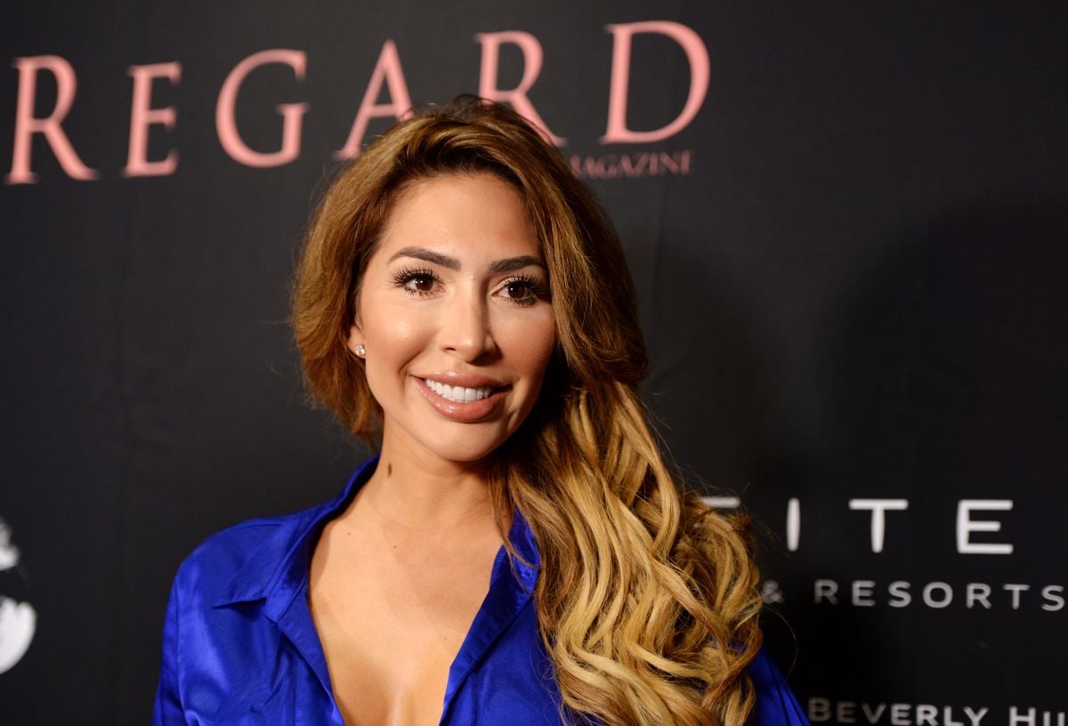 Farrah Abraham arrives in blue dress at REGARD Magazine's 10 Year Anniversary 