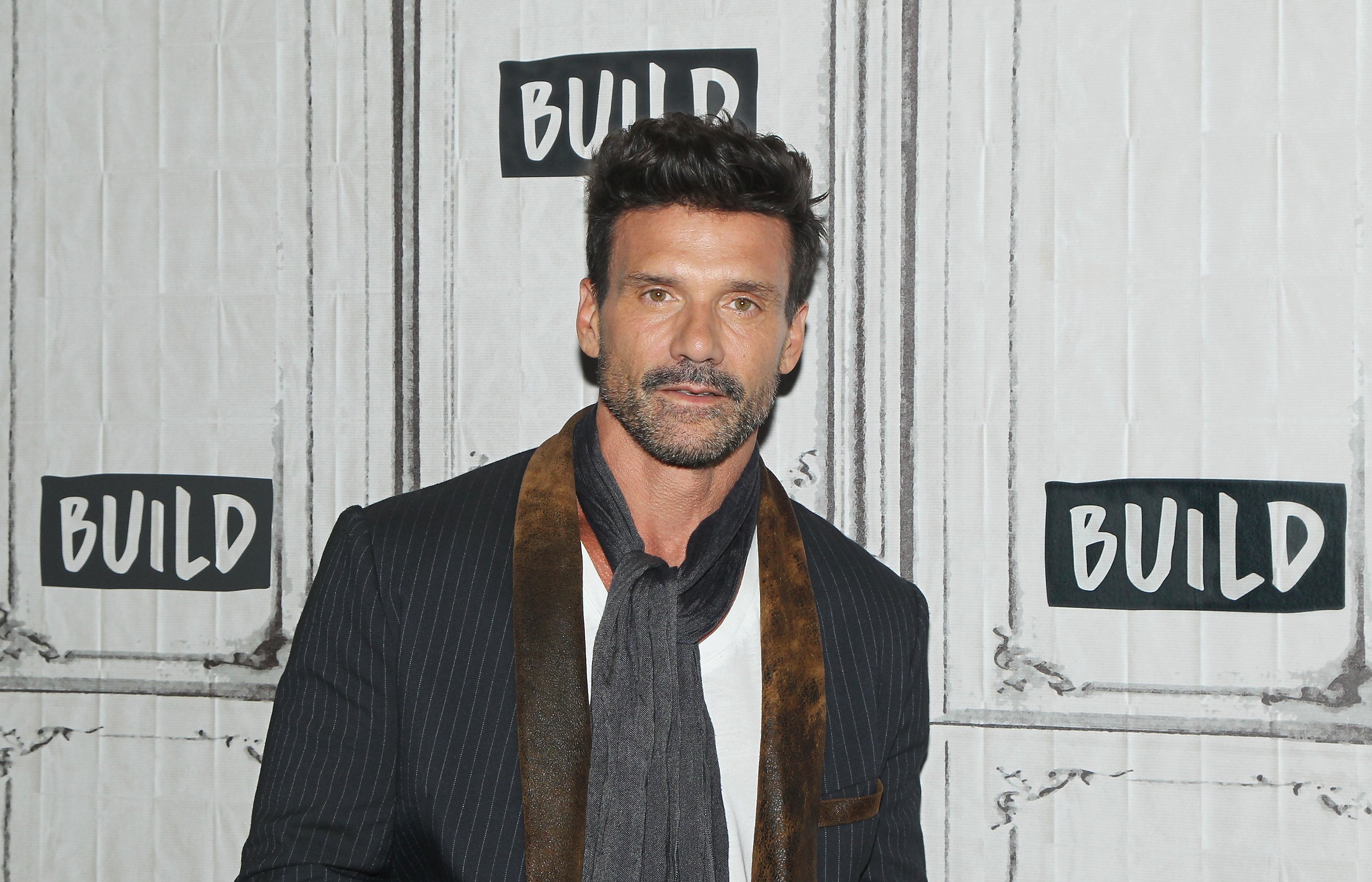Actor Frank Grillo attends the Build Series to discuss 'FightWorld' at Build Studio