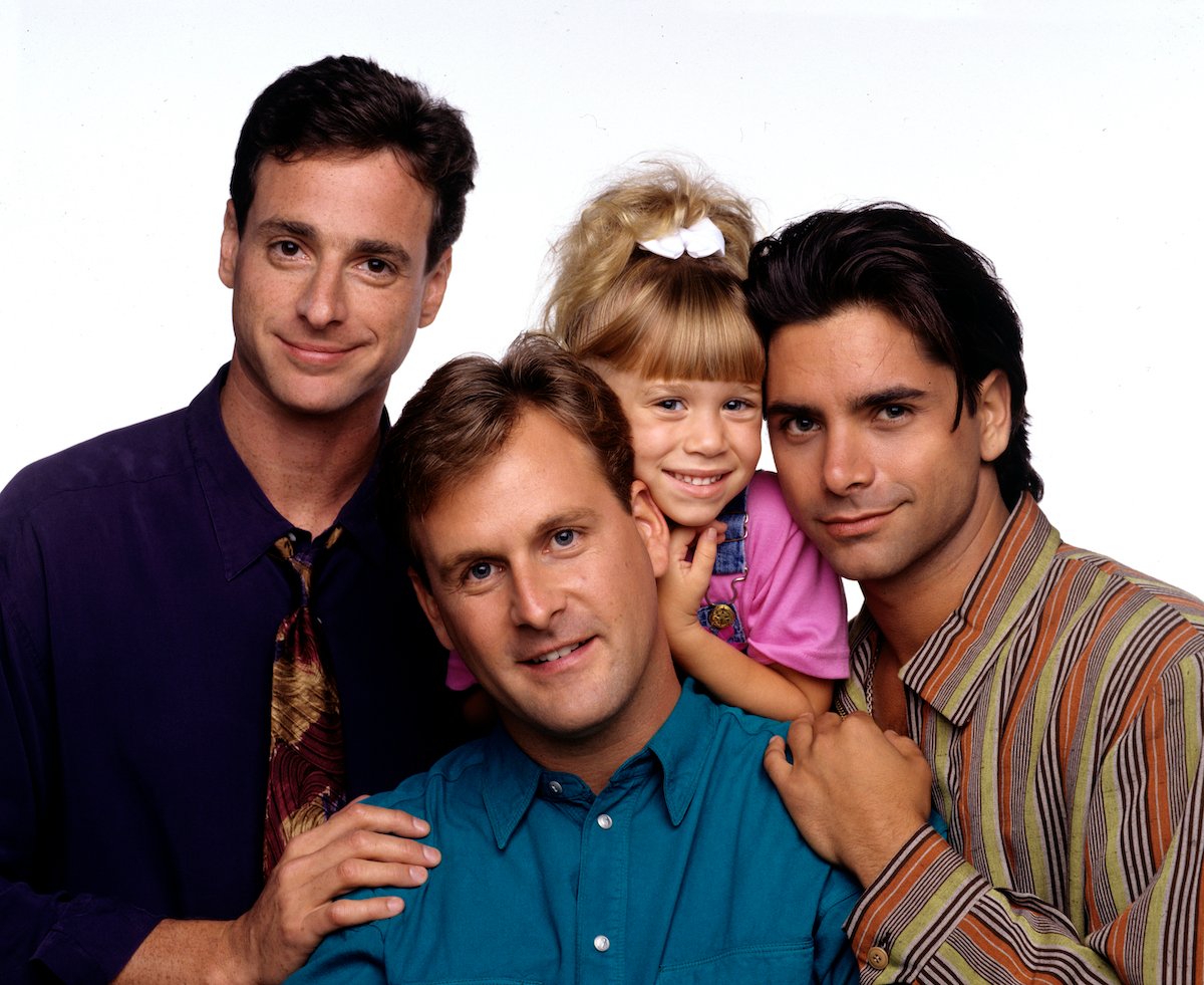 'Full House' stars Bob Saget, Dave Coulier, Mary-Kate Olsen, and John Stamos