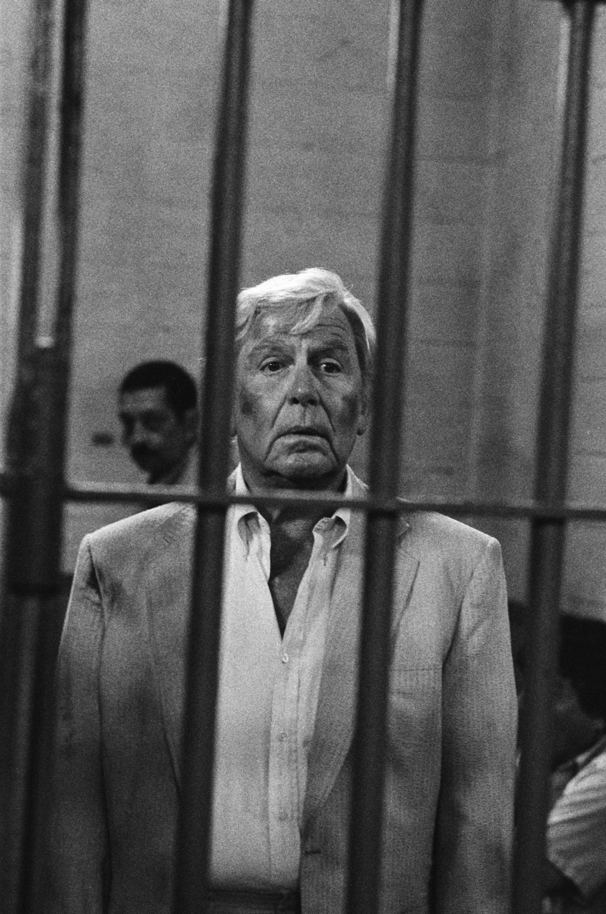 Andy Griffith as Ben Matlock in jail on 'Matlock'