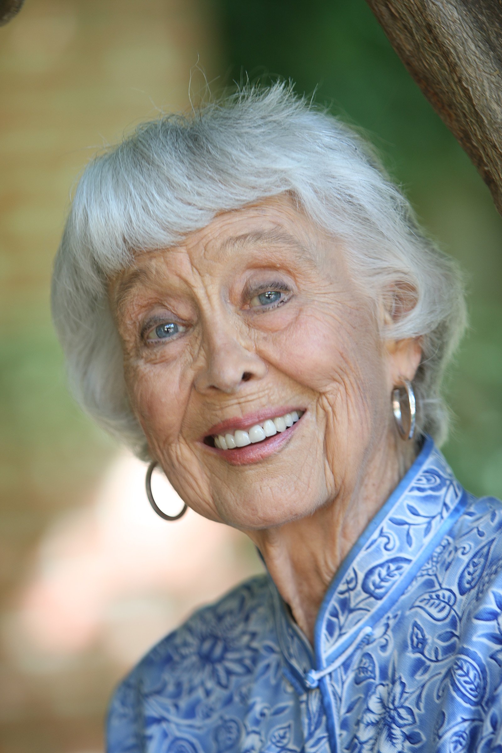 Actor Betty Garrett smiles for a photo in celebration of her 90th birthday