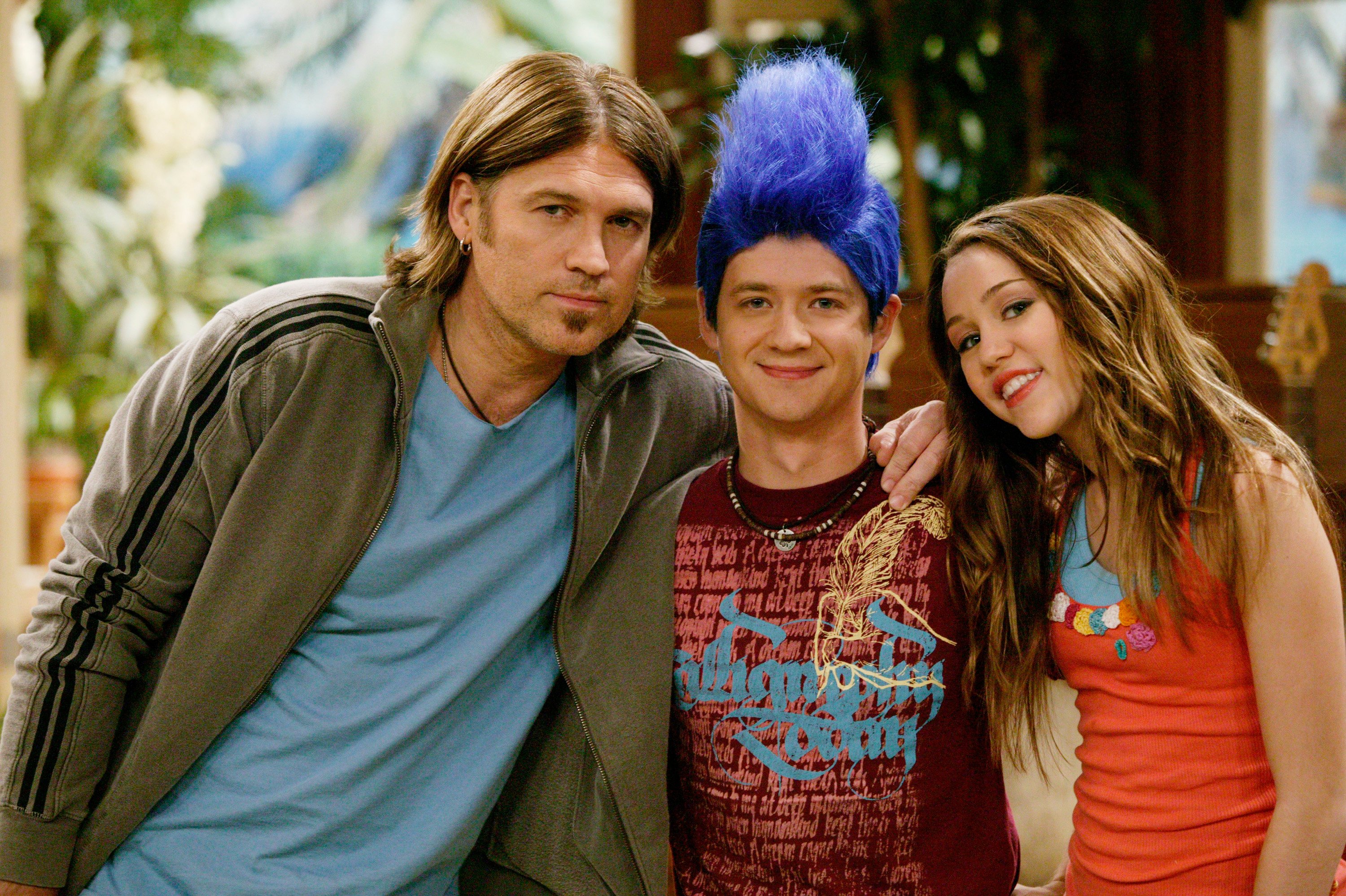 Cast members of Disney Channel's 'Hannah Montana' episode titled 'It's My Party And I'll Lie If I Want To'