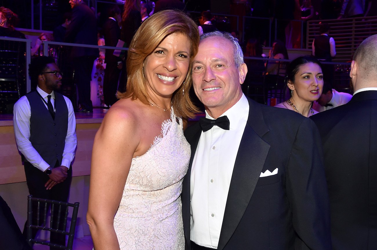 Hoda Kotb of the 'Today Show' and Joel Schiffman attend the 2018 TIME 100 Gala at Jazz at Lincoln Center on April 24, 2018 in New York City