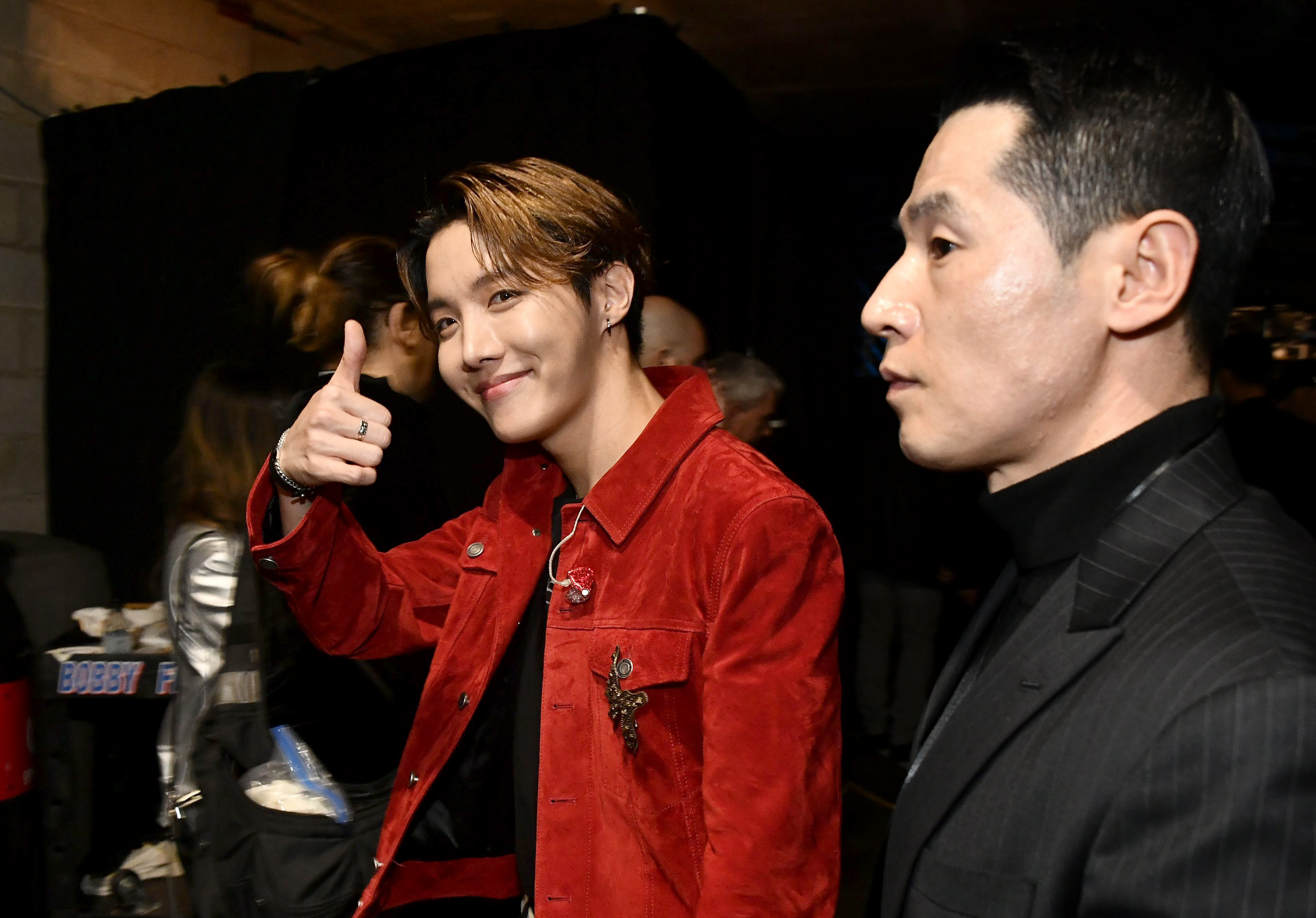 J-Hope attends the 62nd Annual GRAMMY Awards