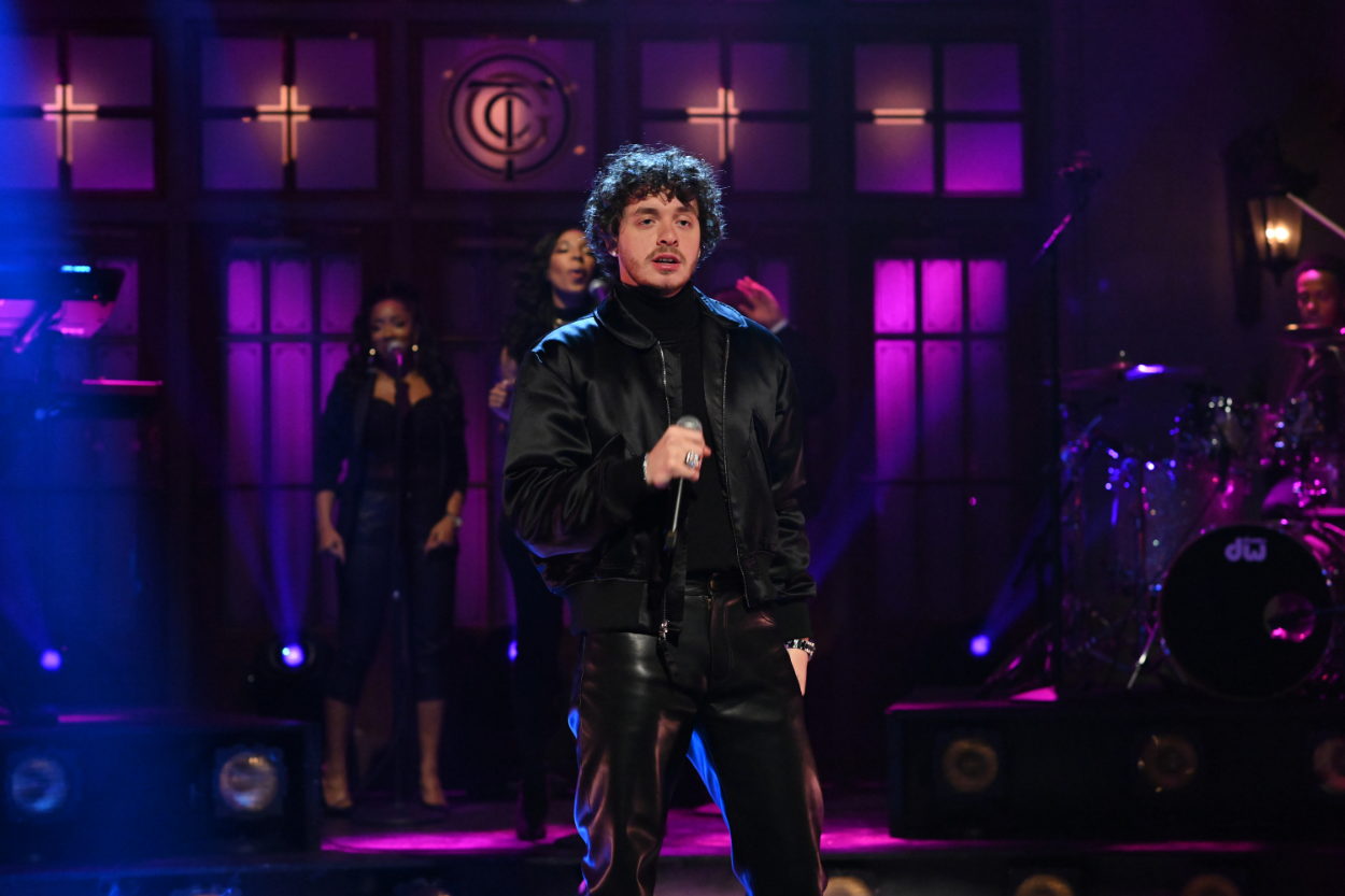 'Saturday Night Live' -- Episode 1800 -- Pictured: Musical guest Jack Harlow performs on Saturday, March 27, 2021