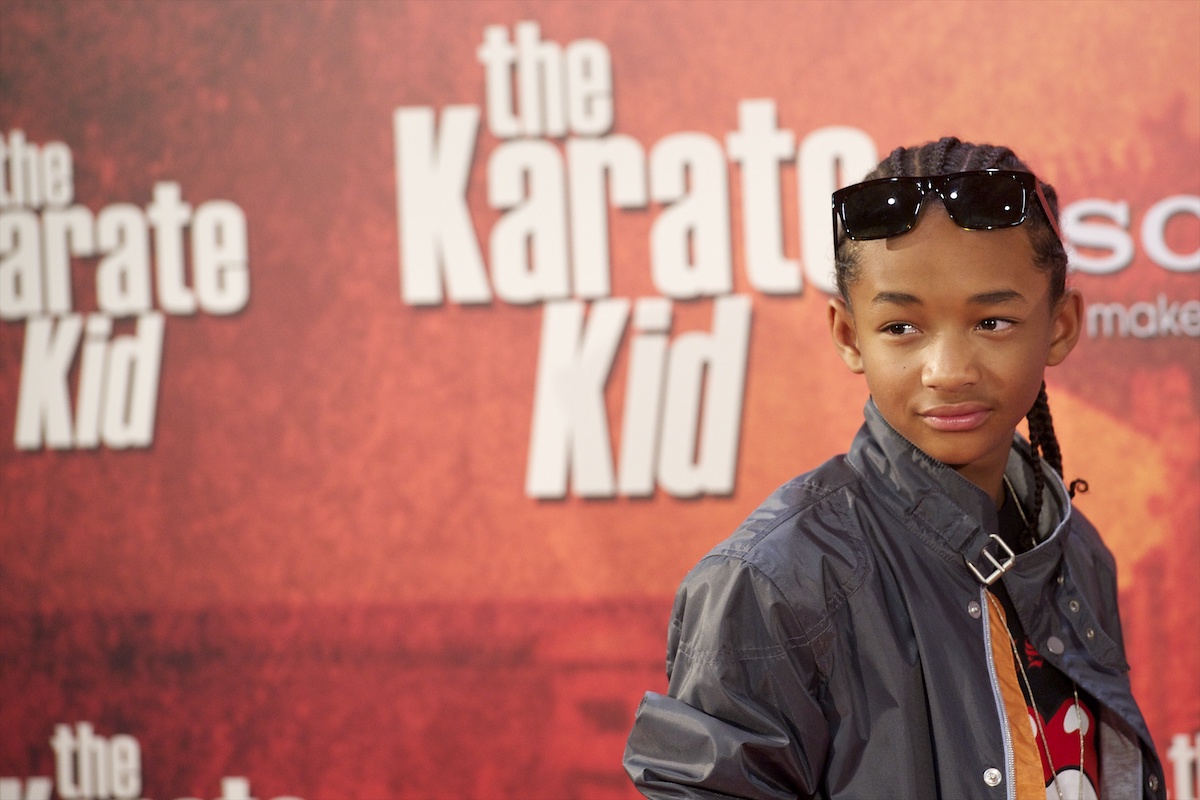 Jaden Smith at a red carpet event for 'The Karate Kid'