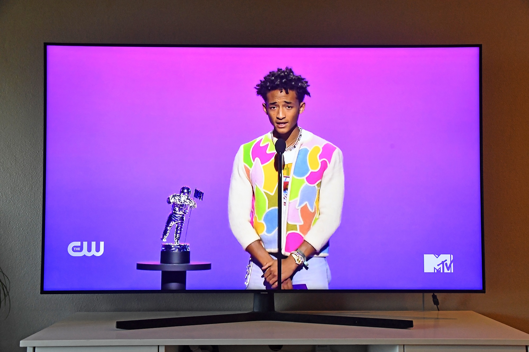 Jaden Smith presents at 2020 MTV VMAs