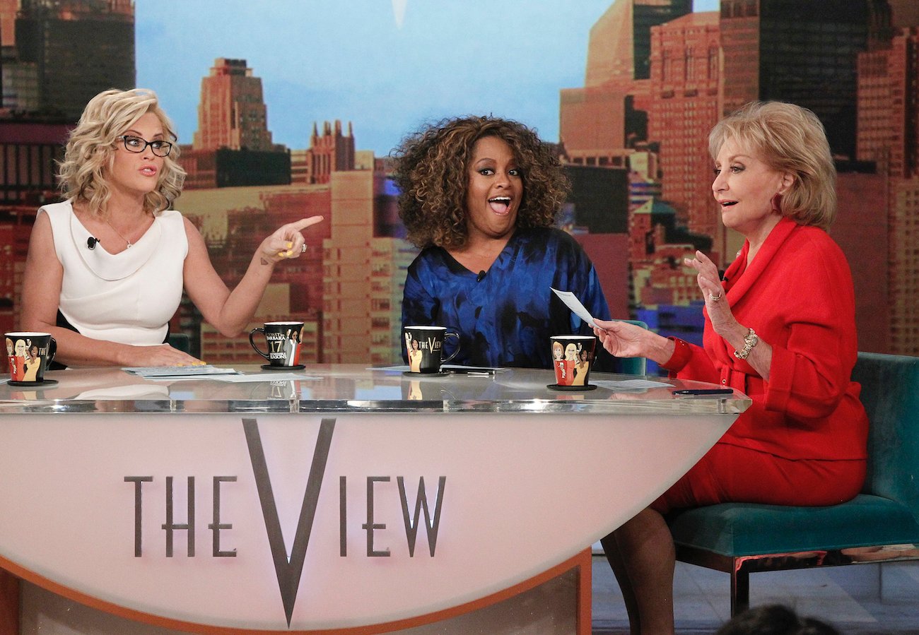 Jenny McCarthy, Sherri Shepherd, and Barbara Walters of 'The View'