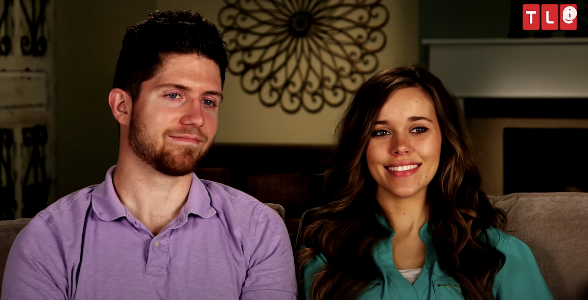 Jessa Duggar and Ben Seewald in an episode of 'Counting On'