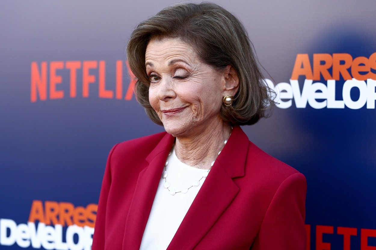 Jessica Walter arrives to the Season 5 premiere of Arrested Development