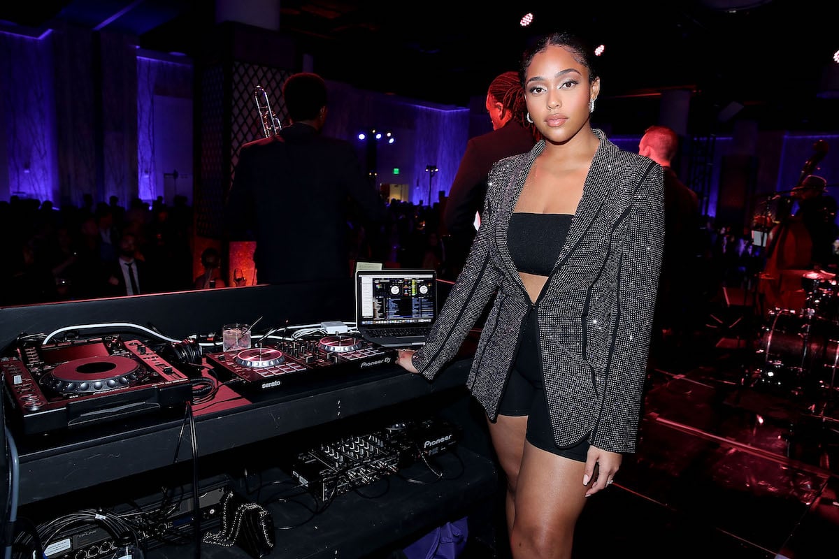 Jordyn Woods attends the official 2018 American Music Awards after party