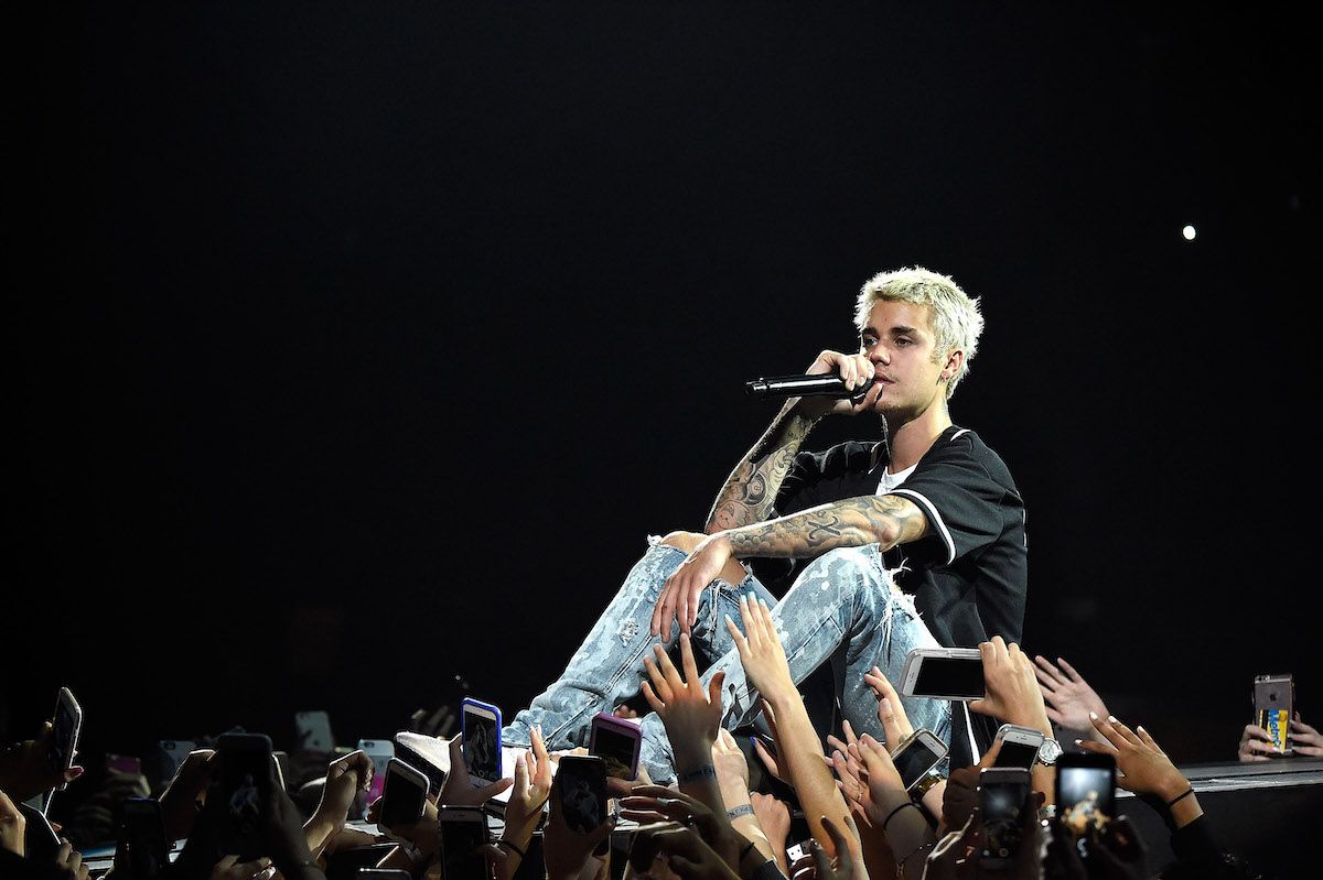 Justin Bieber performs on stage during his "Purpose" tour at Madison Square Garden on July 19, 2016 in New York City.
