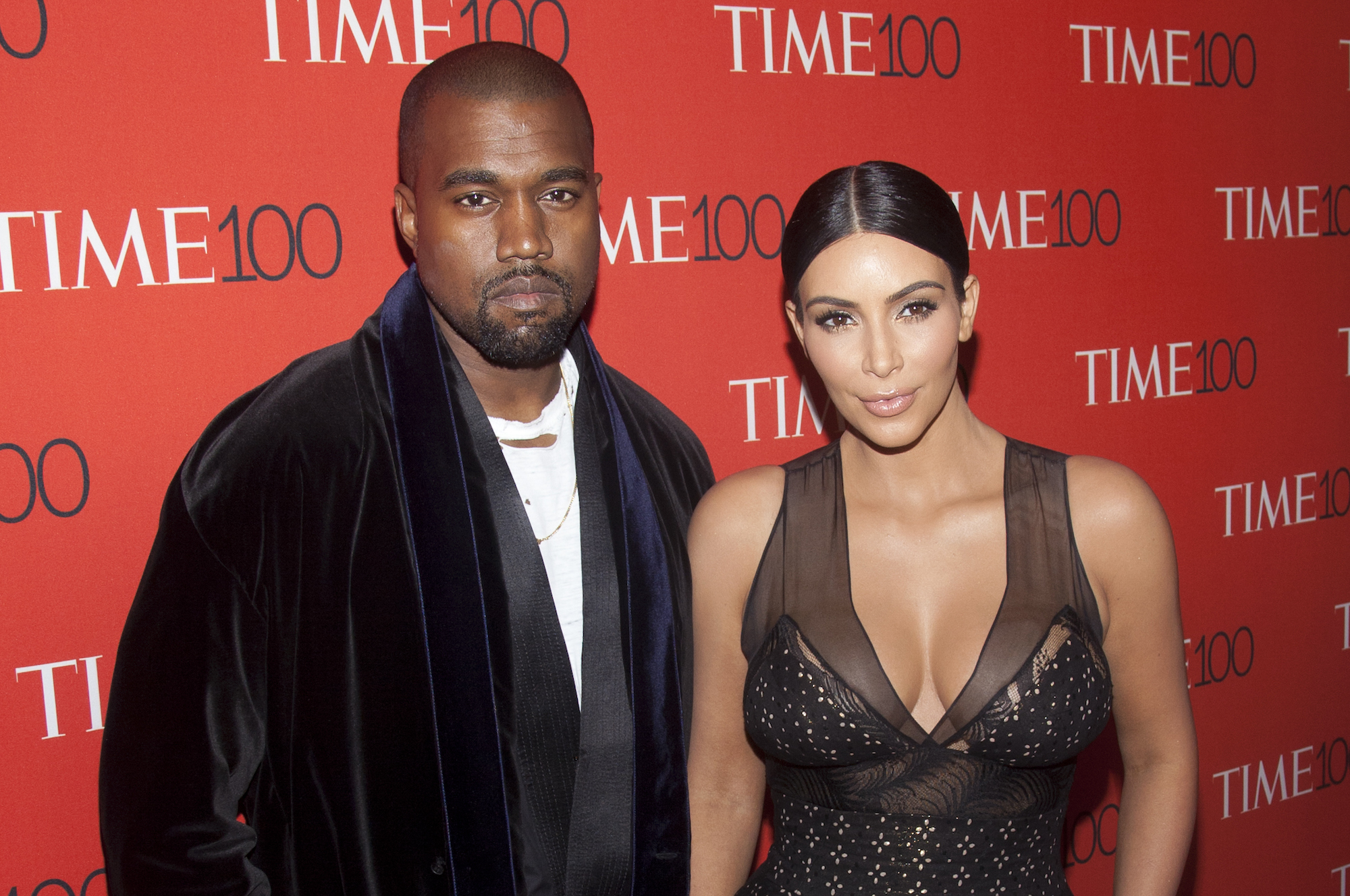 Kanye West and Kim Kardashian West attending "TIME 100 Gala, TIME's 100 Most Influential People In The World
