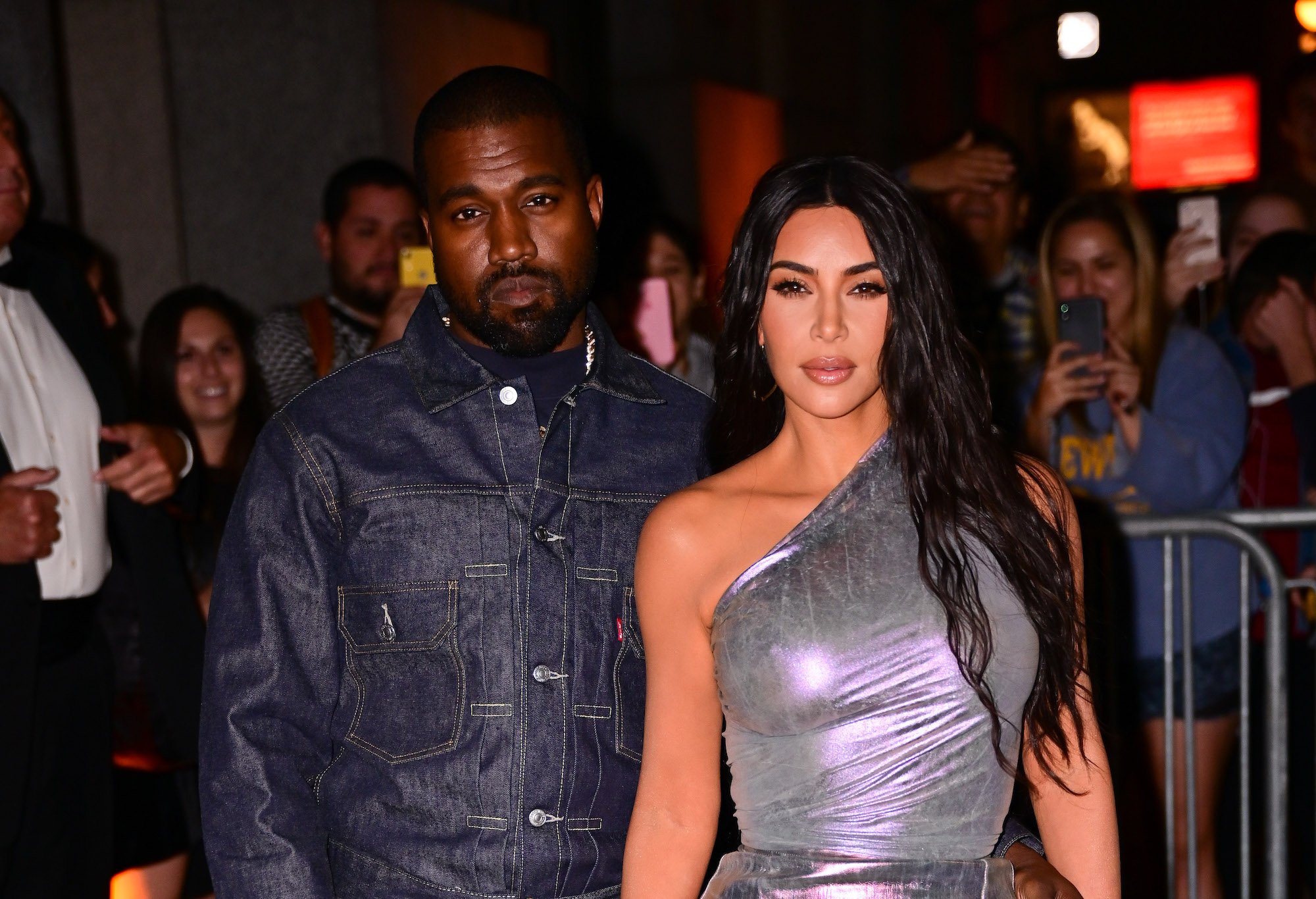 Kanye West and Kim Kardashian West in New York City