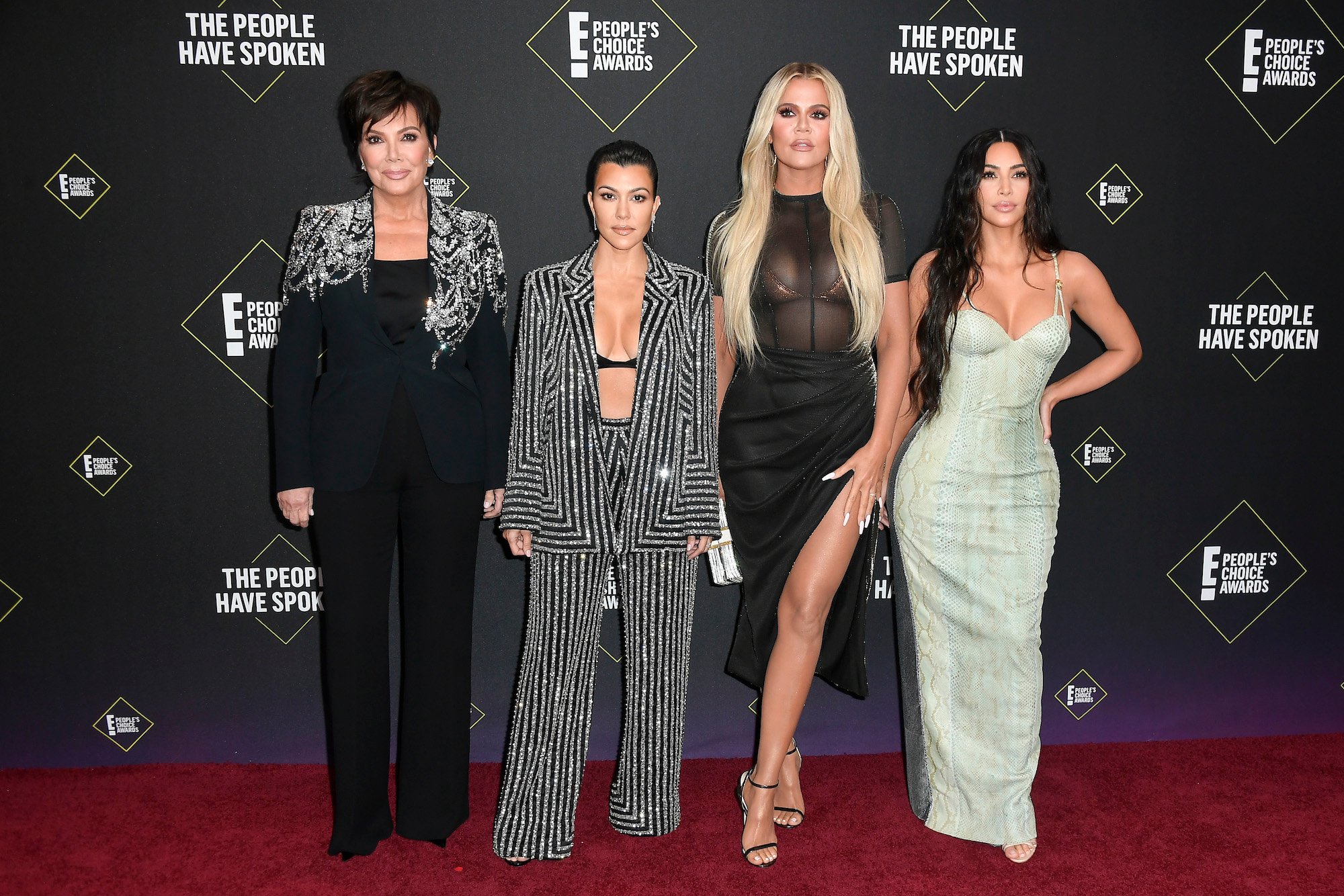 The Kardashian-Jenners attending the 2019 People's Choice Awards