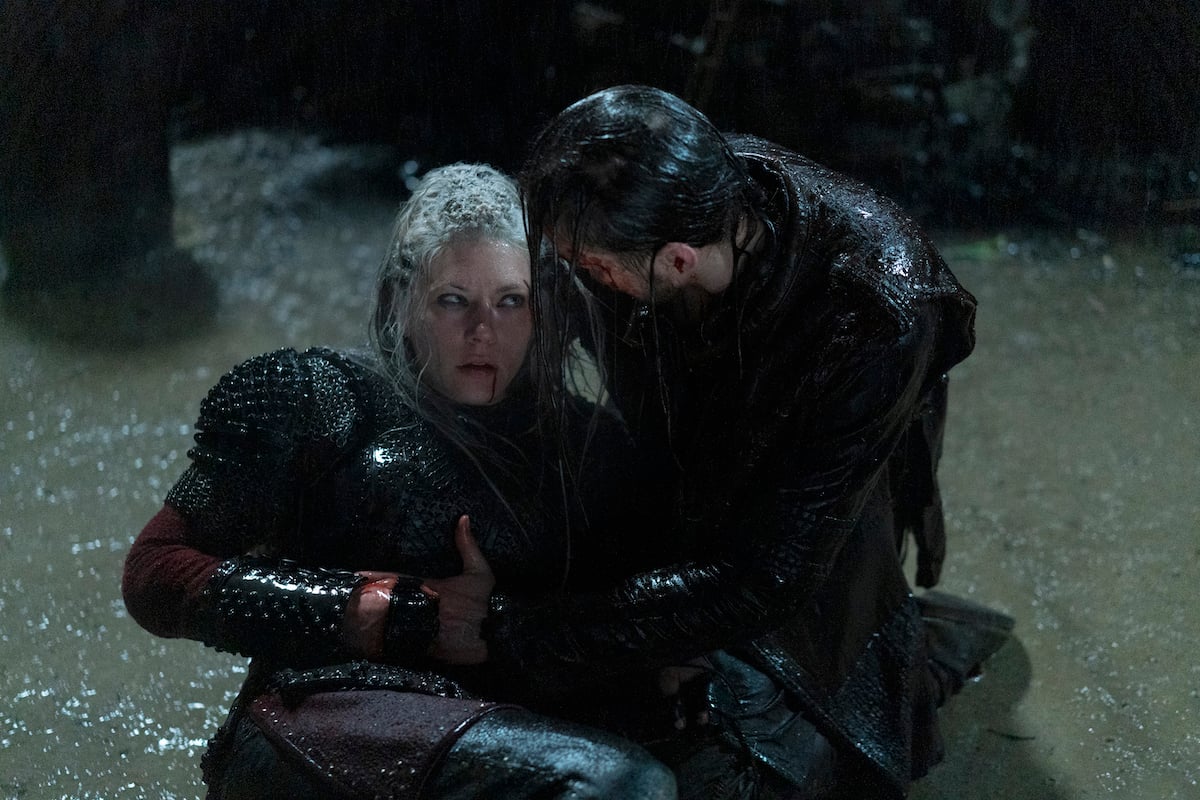 Katheryn Winnick and Marco Ilsø in 'Vikings'