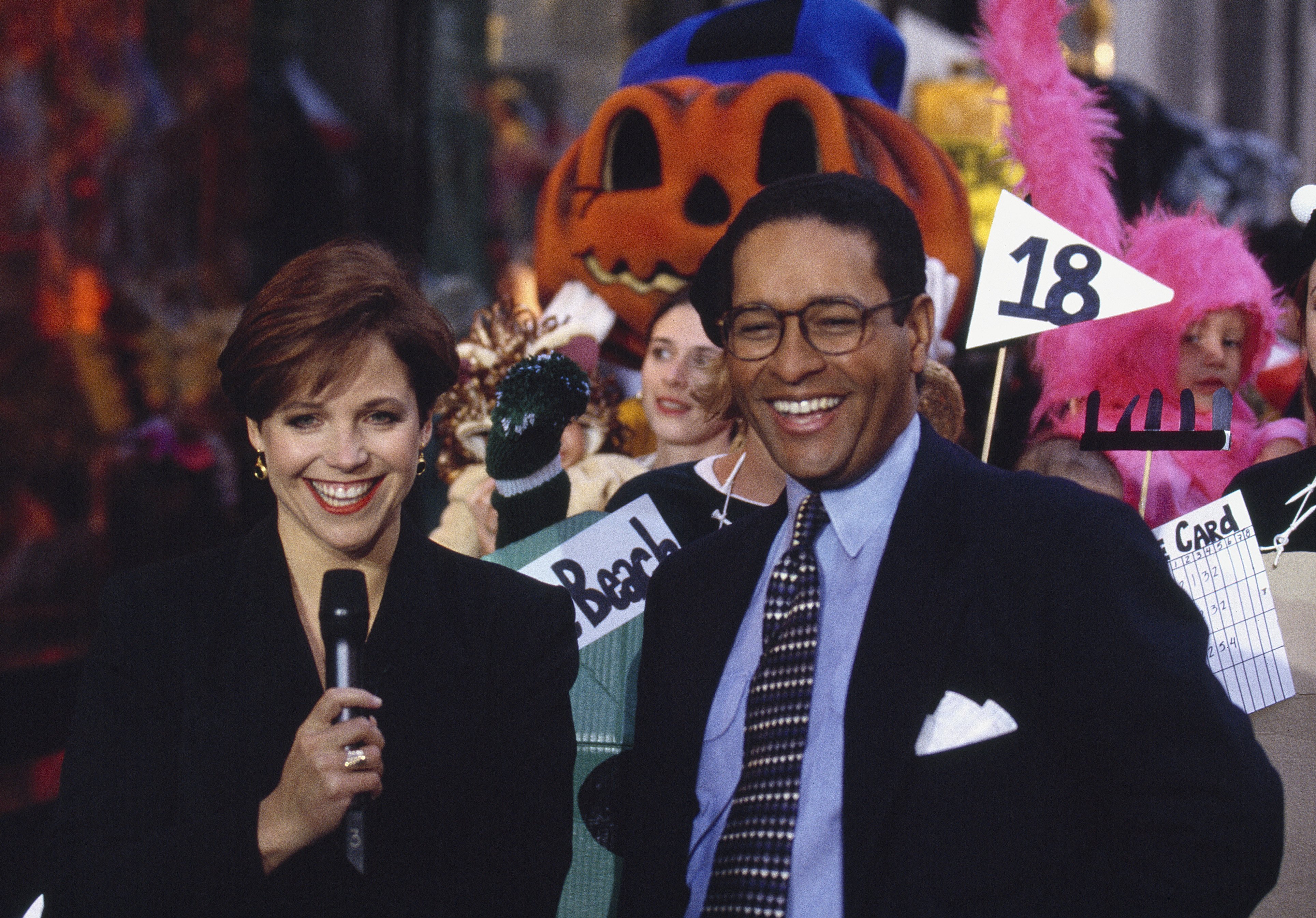 Katie Couric and Bryant Gumbel of the 'Today Show'