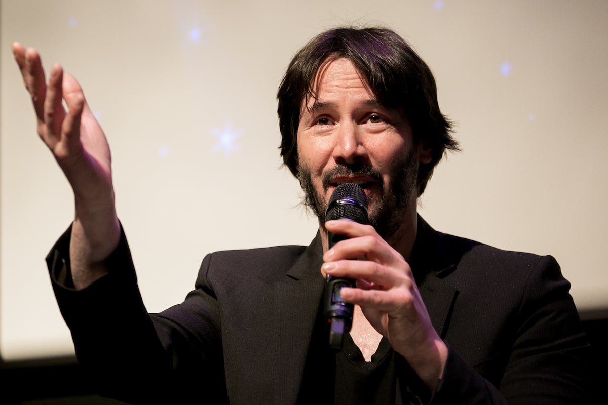 Keanu Reeves at a Paris screening of 'Side by Side' in 2016