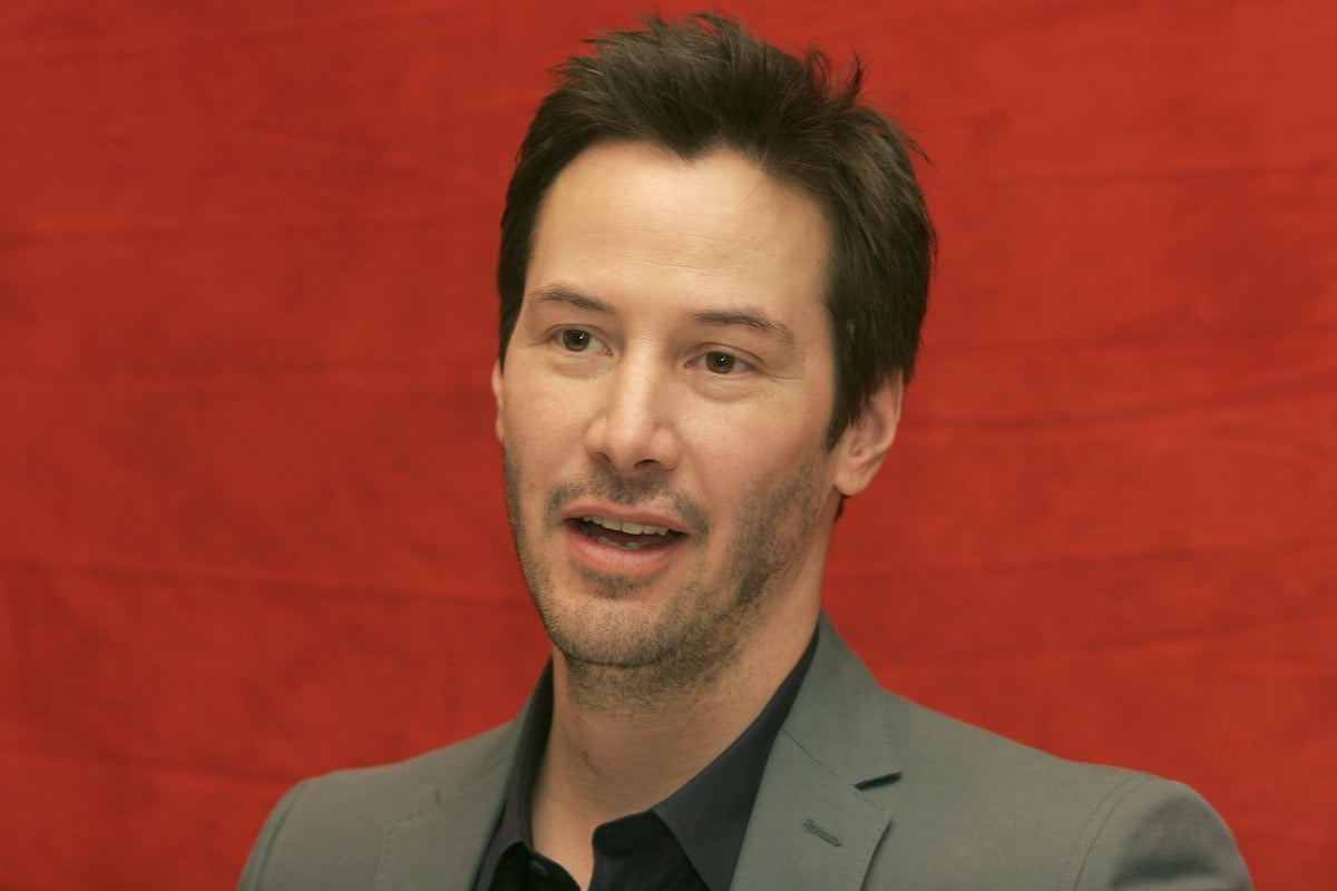 Keanu Reeves at the Four Seasons Hotel in Beverly Hills, California in 2008