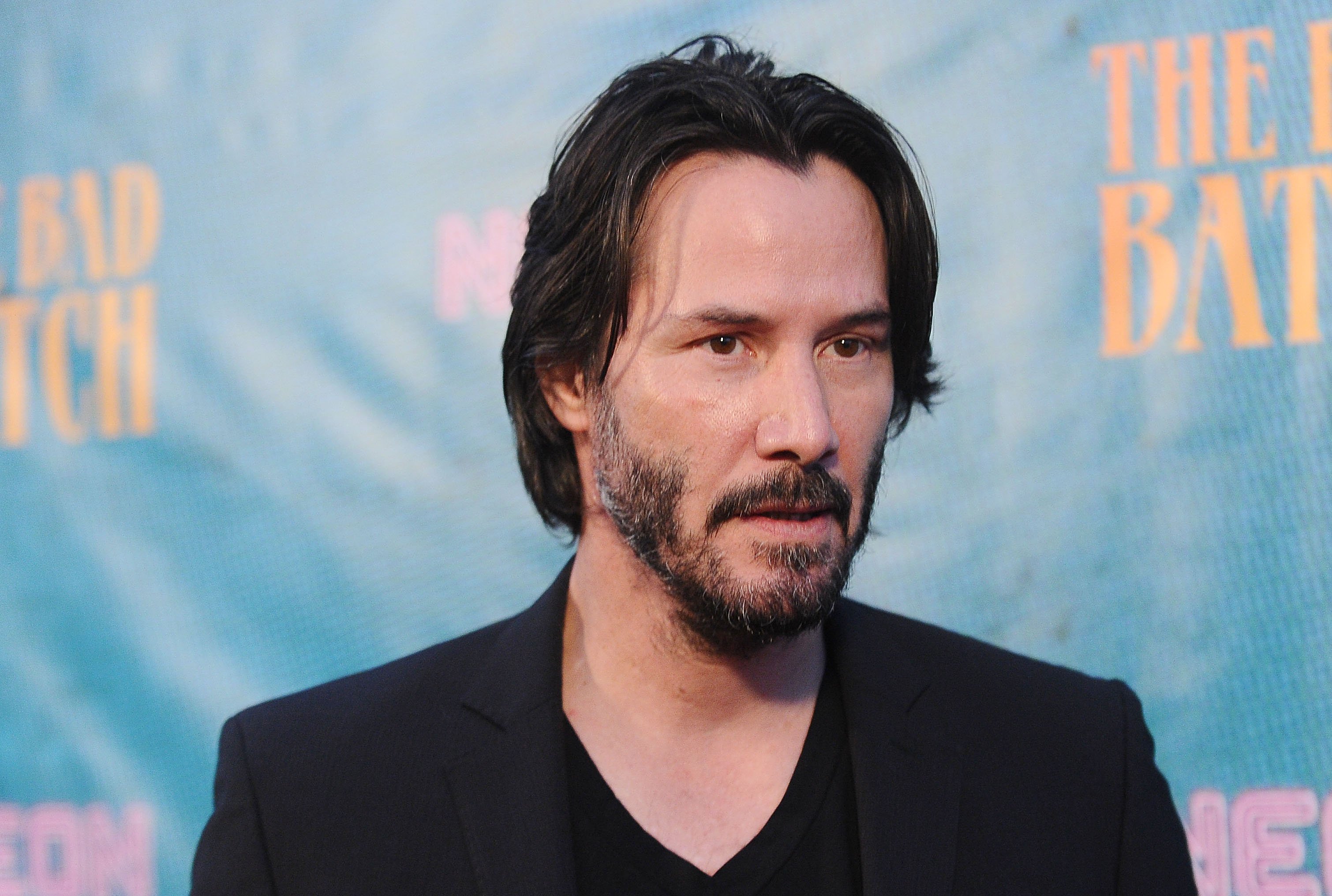 Keanu Reeves at the Bad Batch premiere