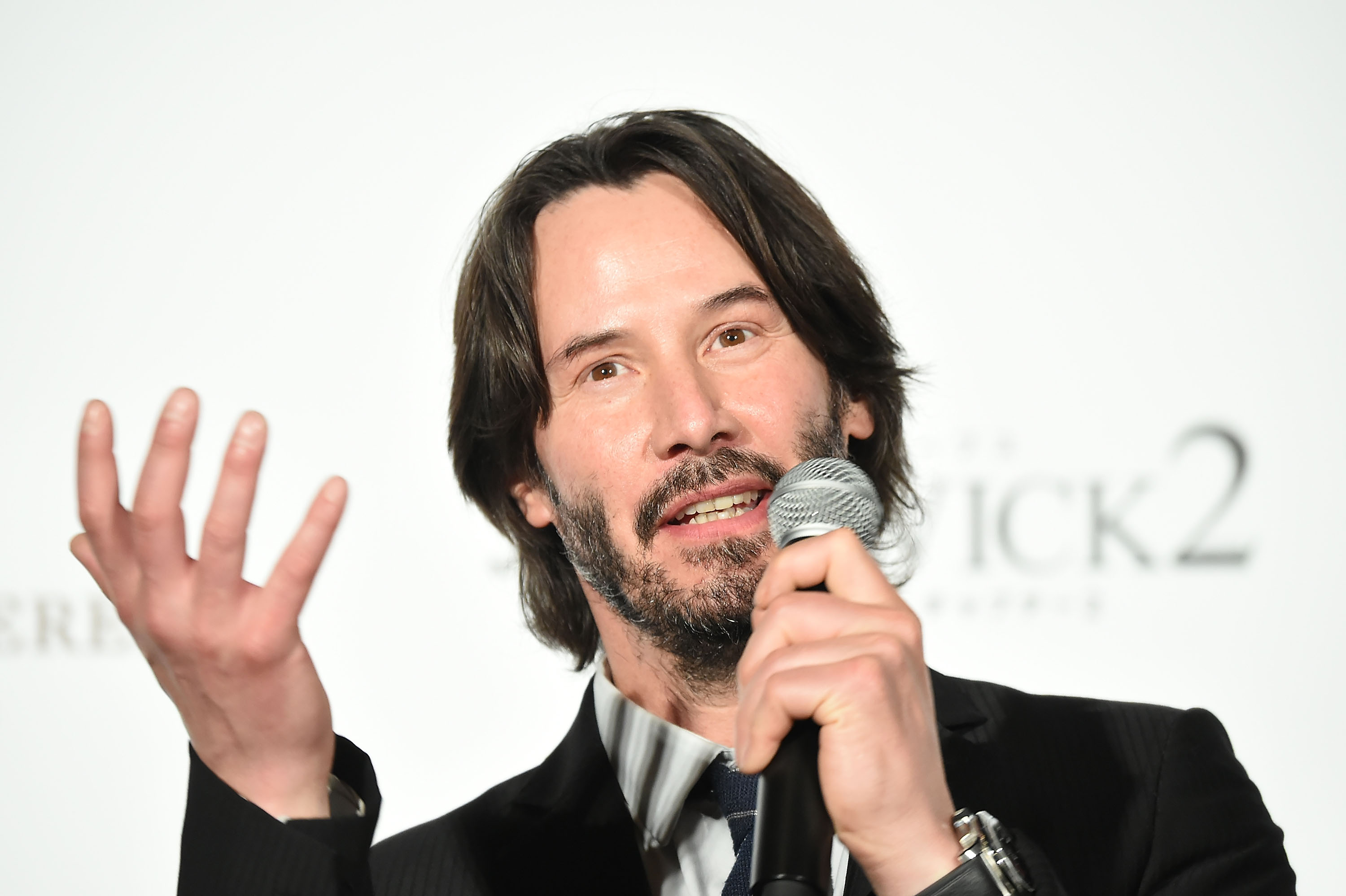 Keanu Reeves at the John Wick 2 premiere