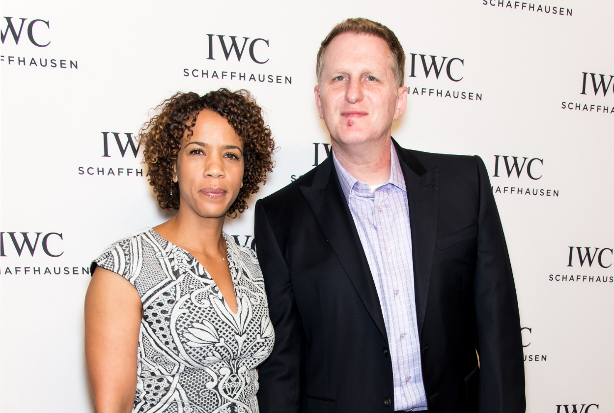 Michael Rapaport (R) and Kebe Dunn attend the IWC Schaffhausen third annual "For the Love of Cinema" dinner during Tribeca Film Festival