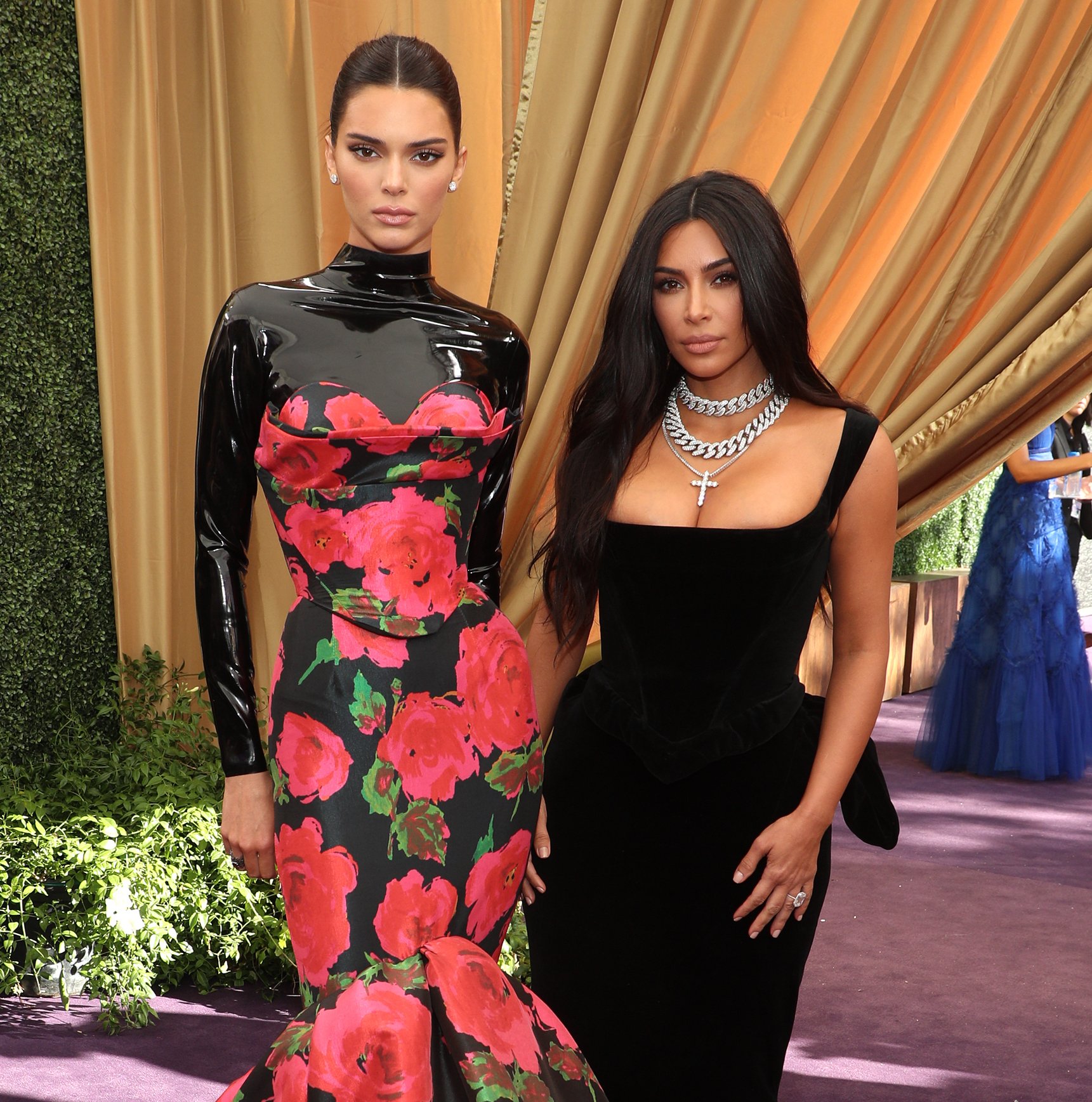 Kendall Jenner and Kim Kardashian West