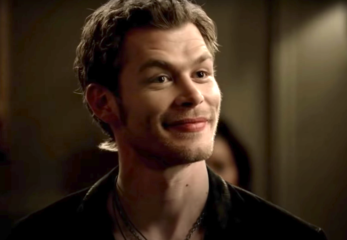 Joseph Morgan smirks as Klaus Mikaelson in 'The Originals'