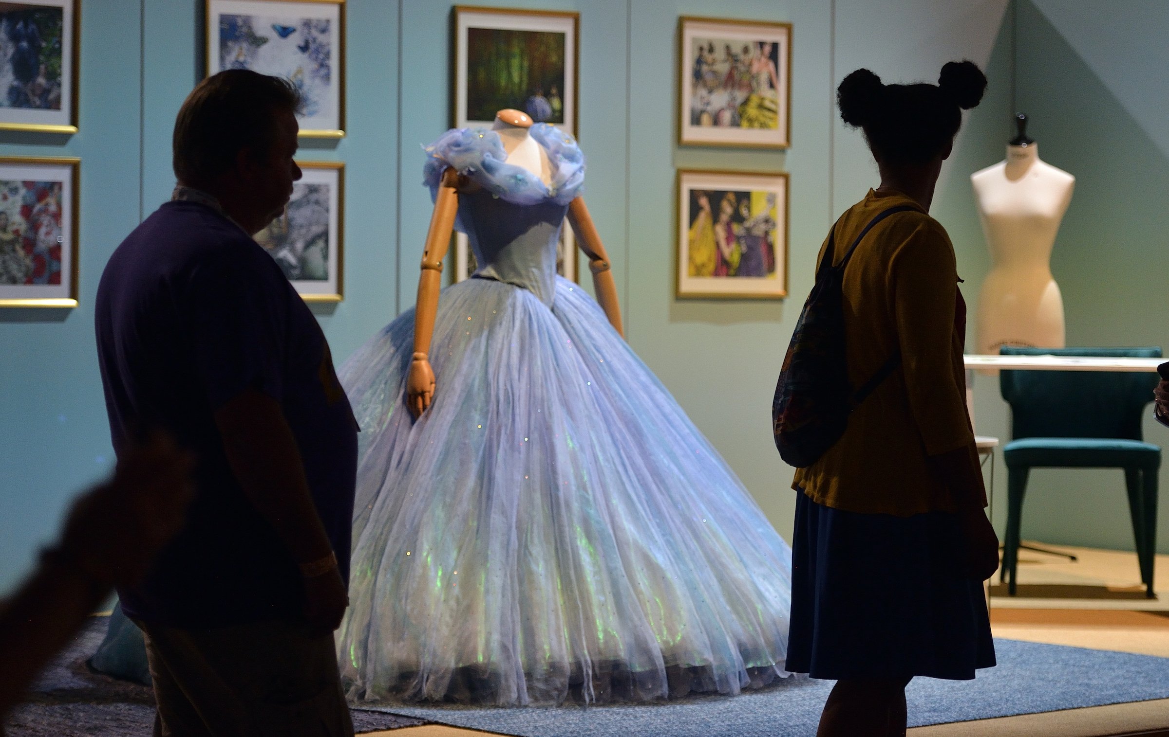 A Cinderella dress worn by Lilly James in 2015