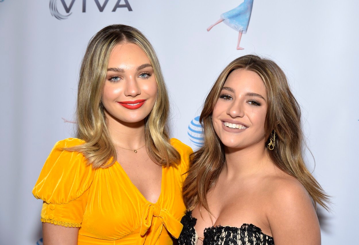 Dance Moms alum Maddie Ziegler and Kenzie Ziegler attend a premiere of Ice Princess Lily