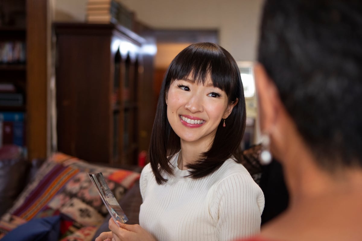 Photo of smiling Marie Kondo