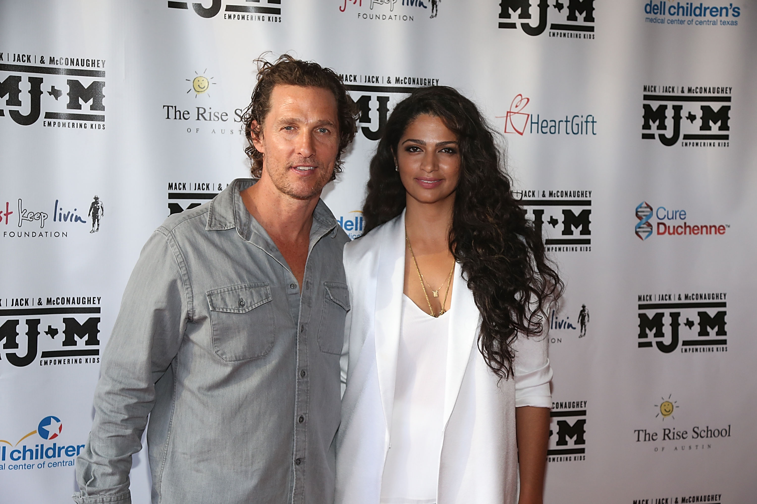 Matthew McConaughey and Camila Alves together at ACL Live
