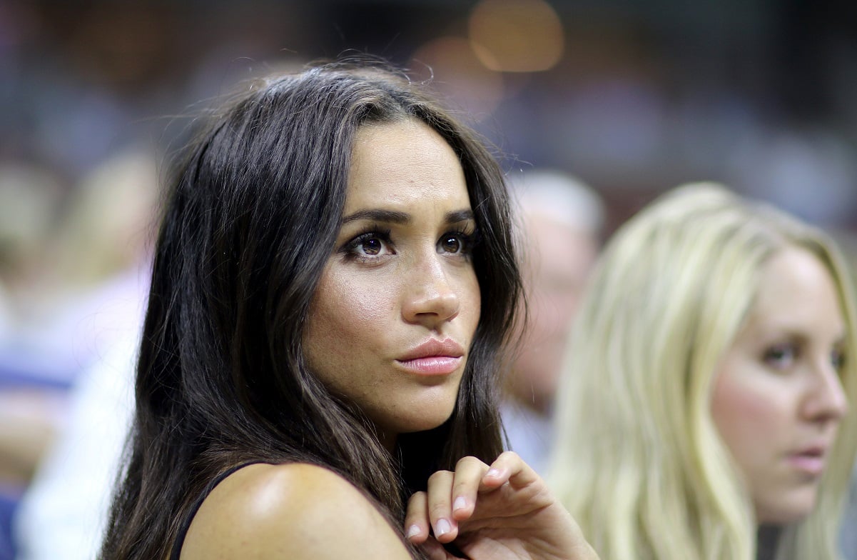 Meghan Markle watching Serena Williams at US Open Tennis Tournament 