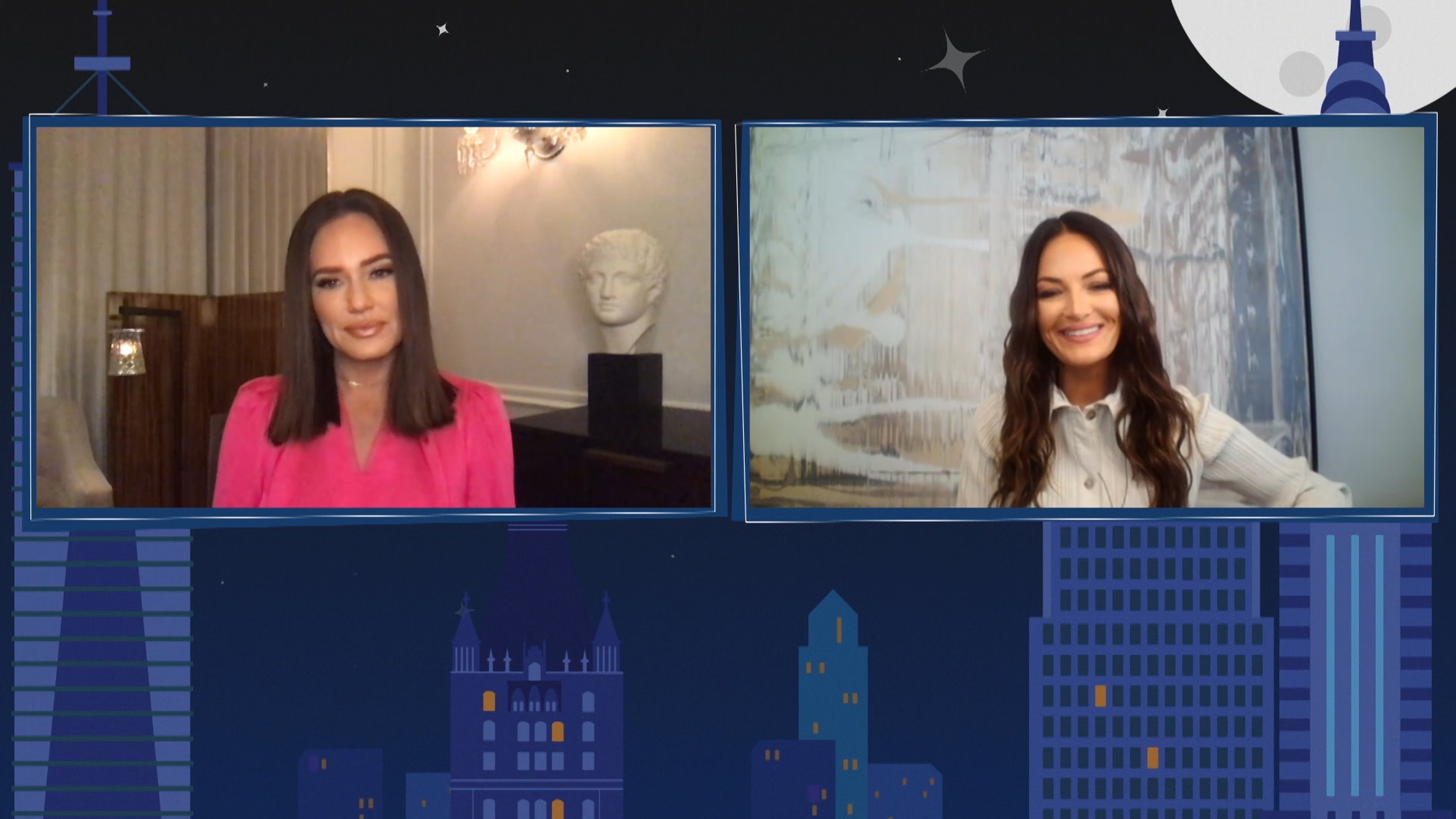 'Watch What Happens Live with Andy Cohen' -- Episode 17200 -- Pictured in this screen grab: (l-r) Meredith Marks, Lisa Barlow