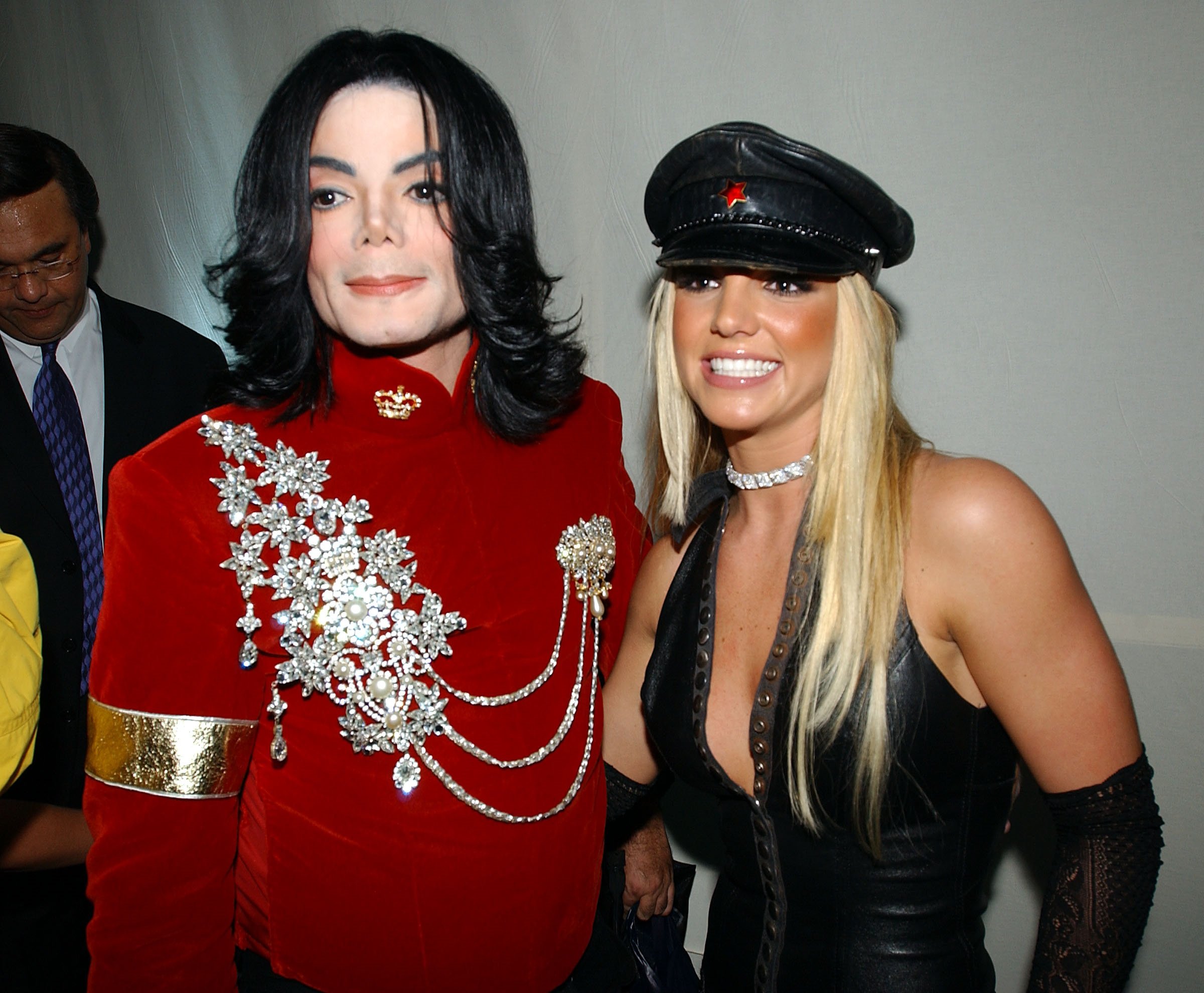 Michael Jackson and Britney Spears at the 2002 MTV Video Music Awards