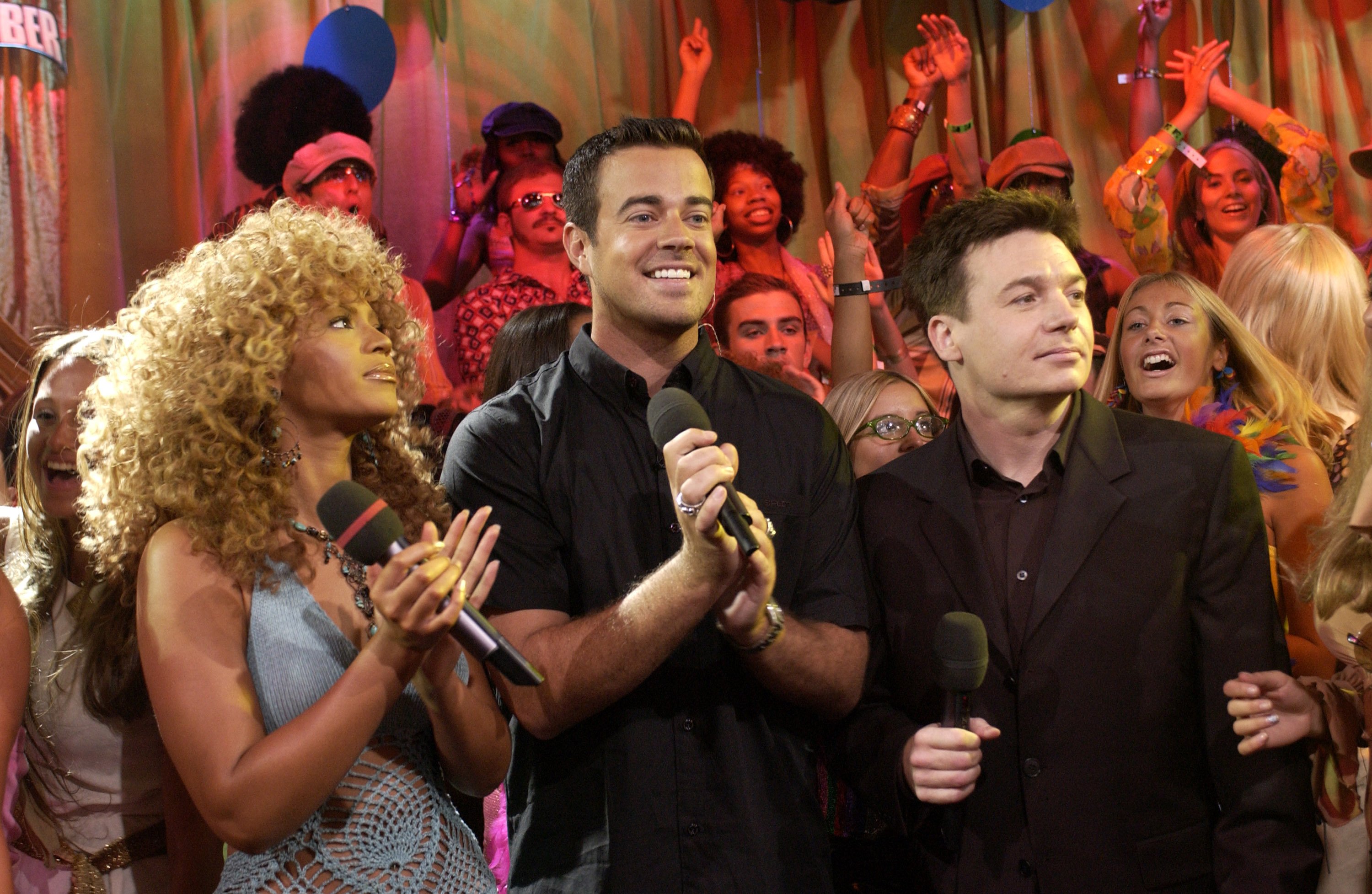 Mike Myers and Beyoncé with Car