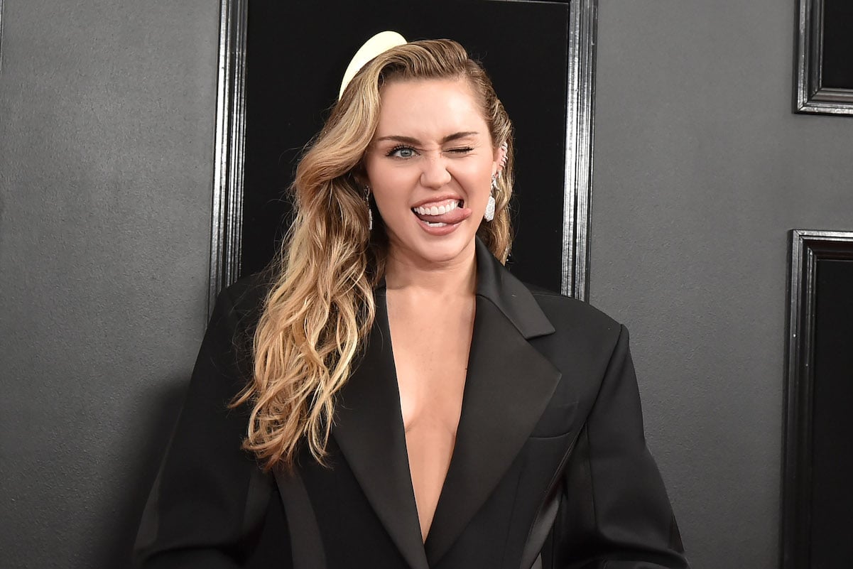 Miley Cyrus at the Grammy Awards in 2019