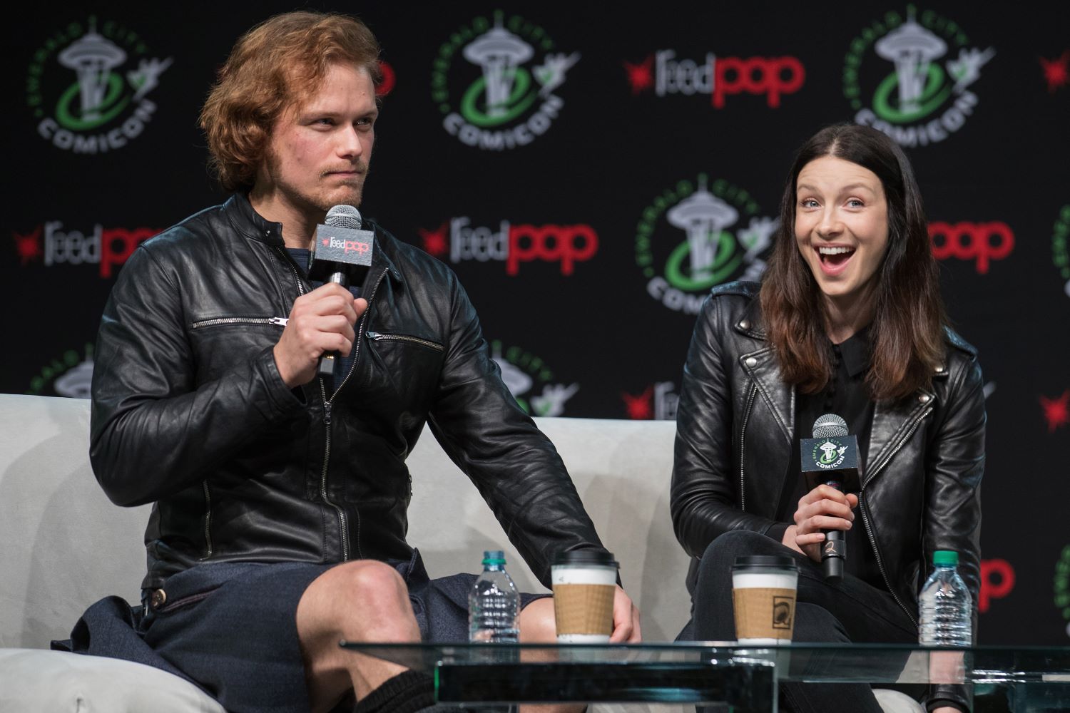 'Outlander' stars Sam Heughan and Caitriona Balfe