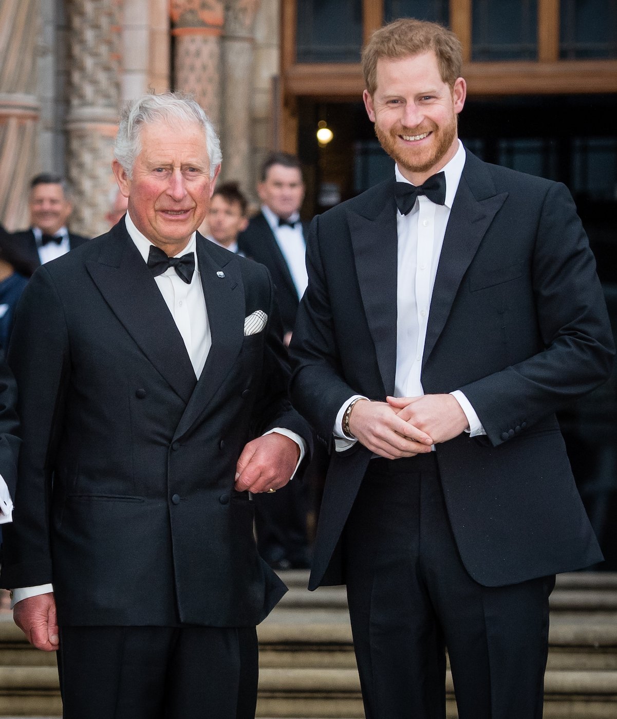 Prince Charles and Prince Harry in London in 2019