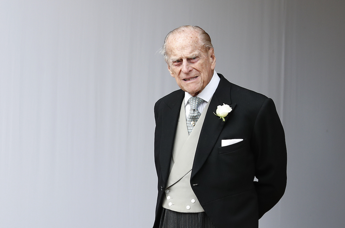 Prince Philip, Duke of Edinburgh attends the wedding of Princess Eugenie of York to Jack Brooksbank at St. George's Chapel