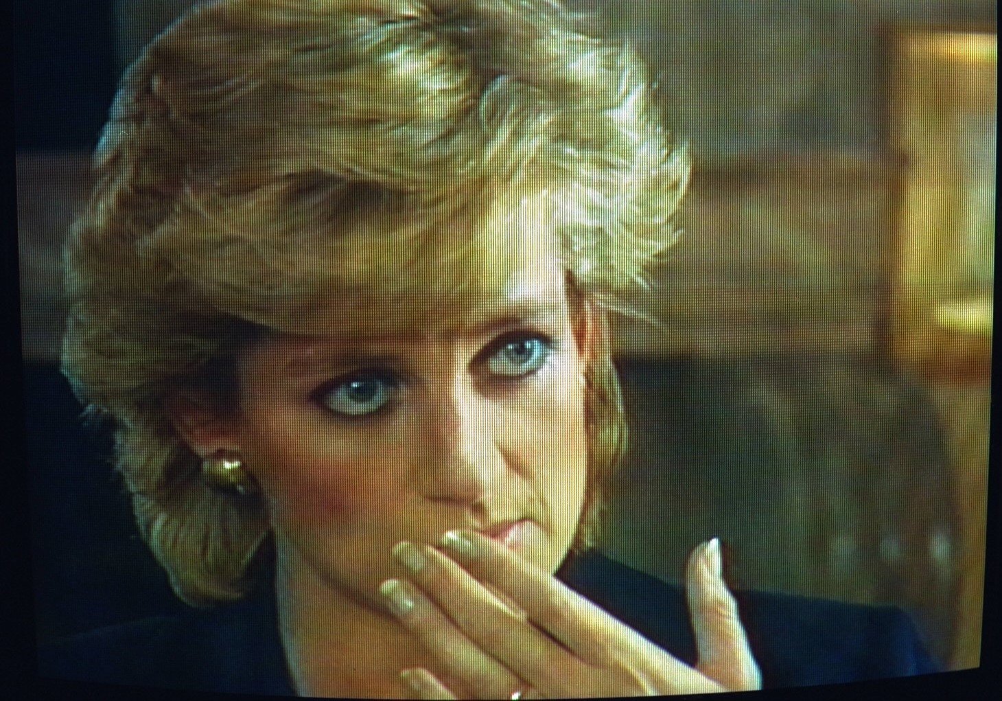 Shot of Princess Diana during 'Panorama' interview