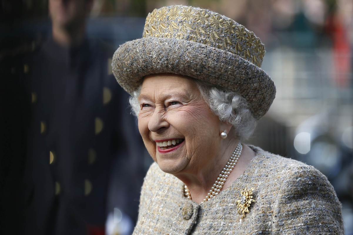 Queen Elizabeth II smiles in November 2014 in London, England
