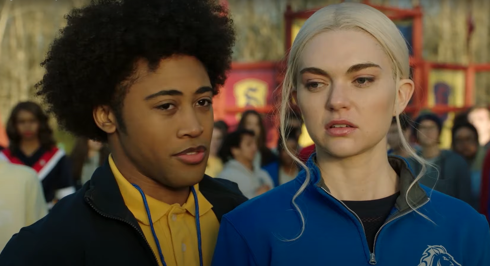 Quincy Fouse and Jenny Boyd in 'Legacies'