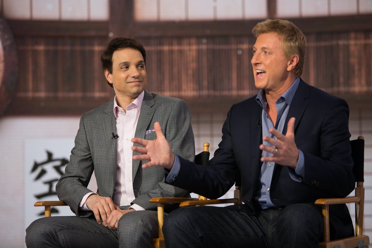 Ralph Macchio and William Zabka in 2018