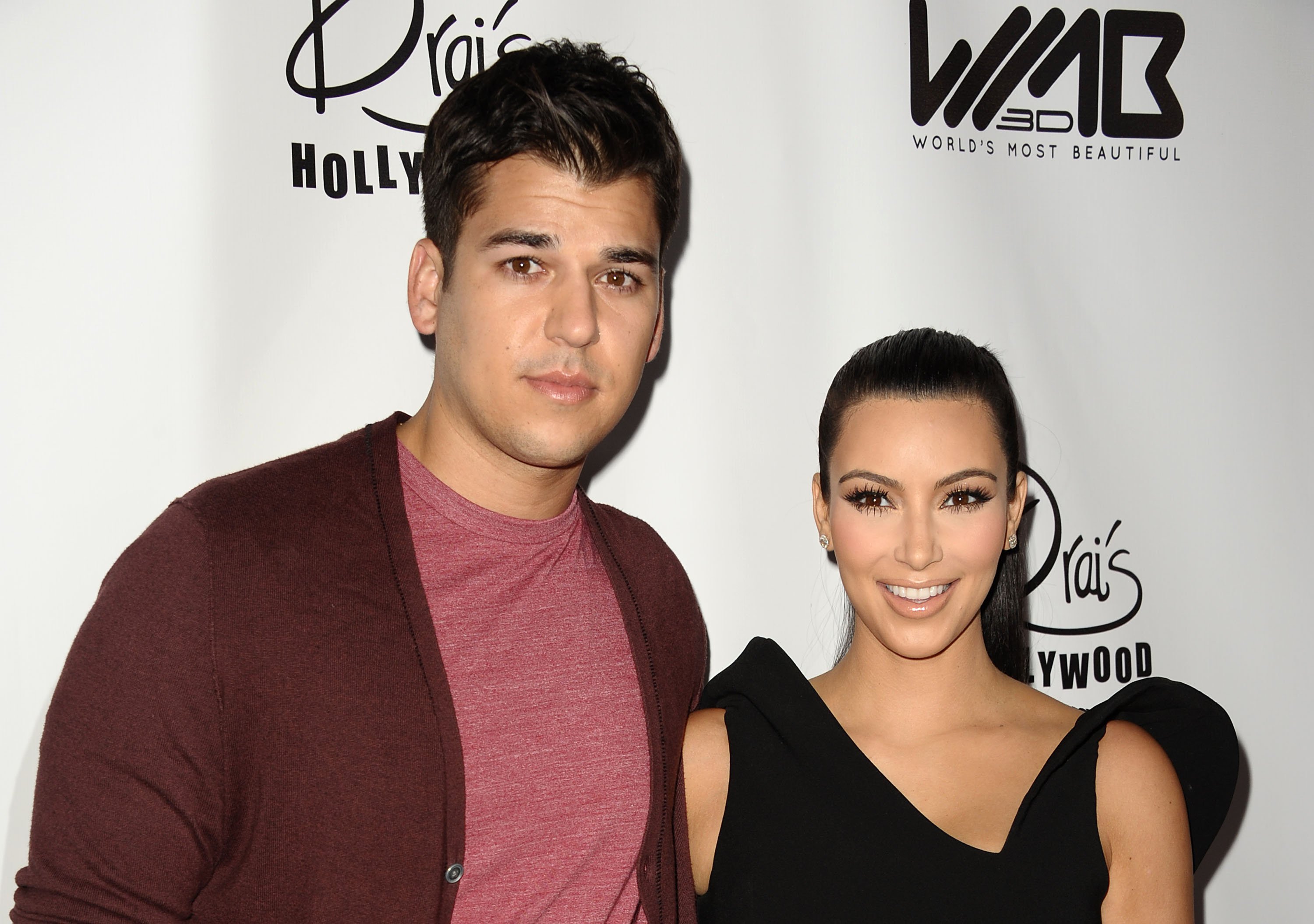Rob Kardashian and Kanye West's wife, Kim Kardashian West