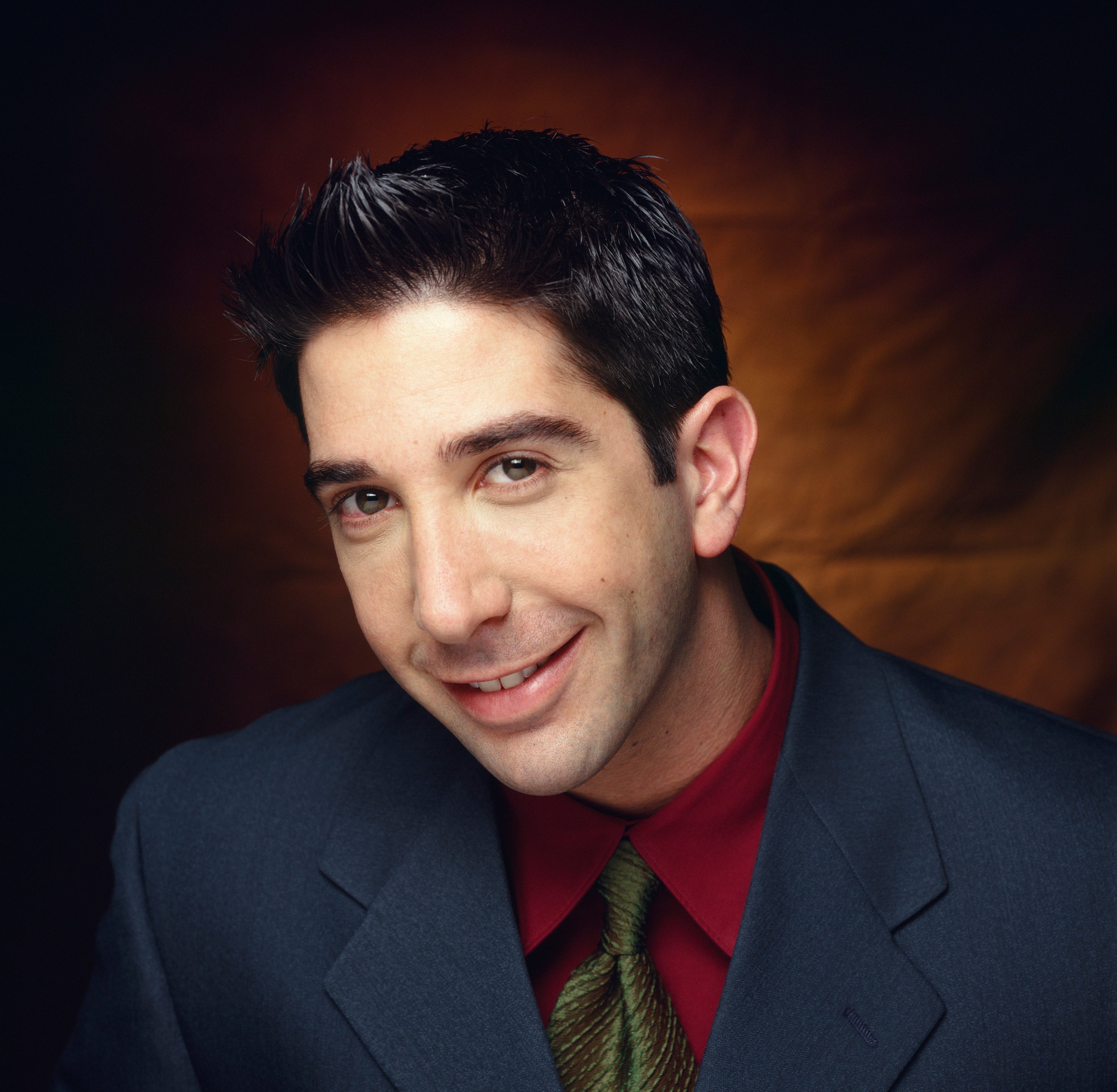 David Schwimmer as Ross Geller in a promotional photo for 'Friends'