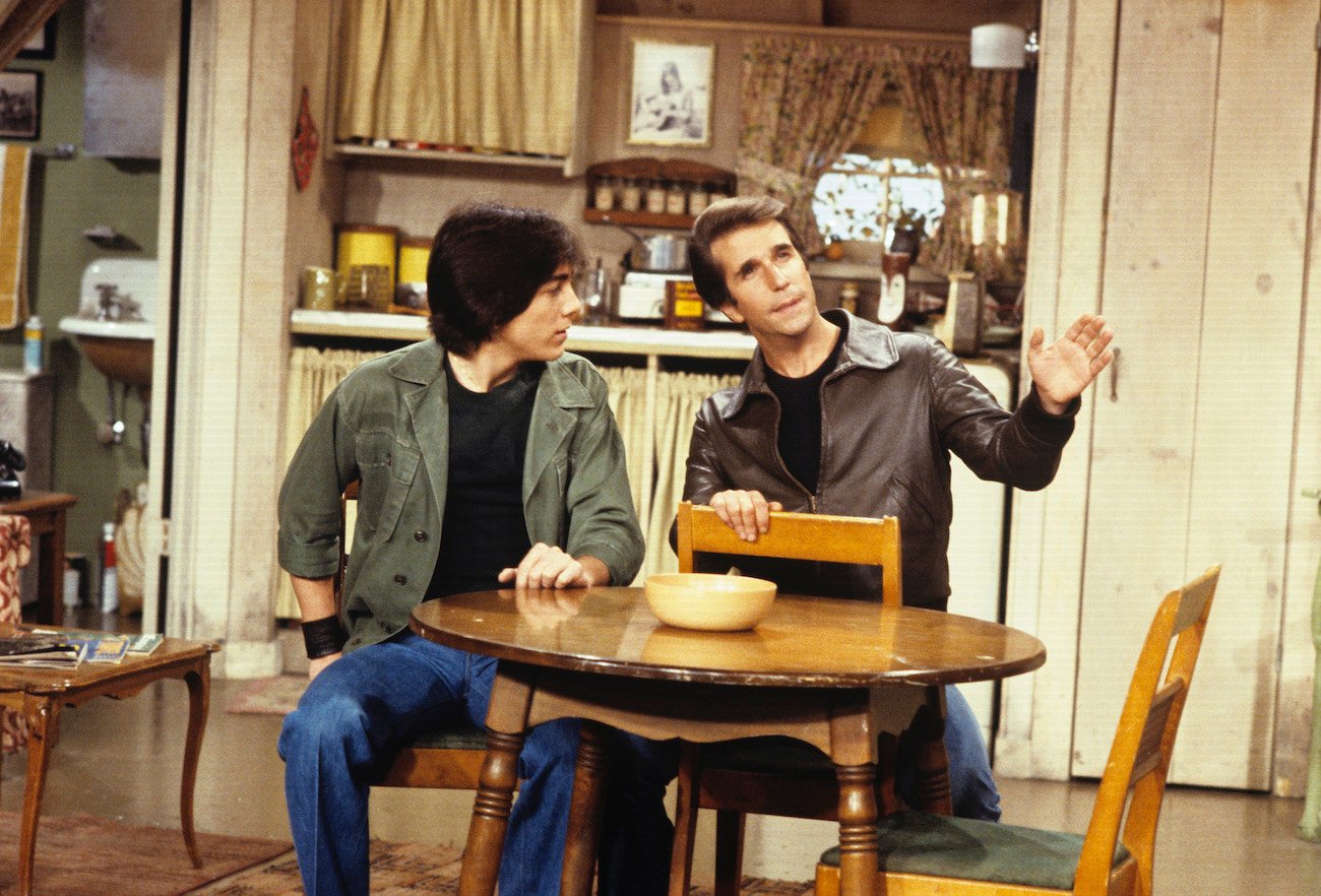 Scott Baio and Henry Winkler of 'Happy Days'