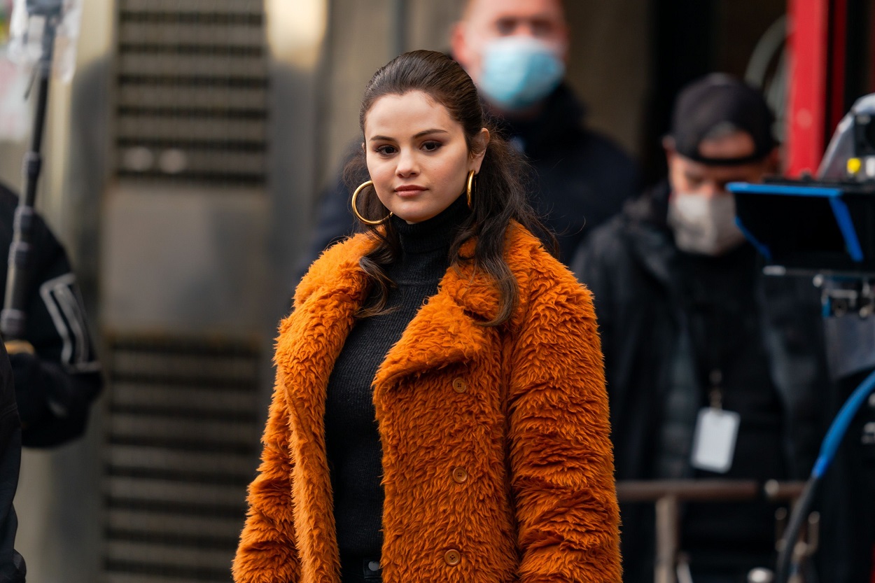 Selena Gomez acting in her new show Only Murders in the Building